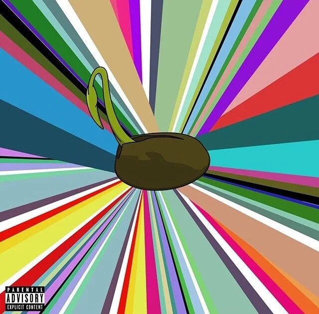 Final - background and color collage by London based artist Katty Binks