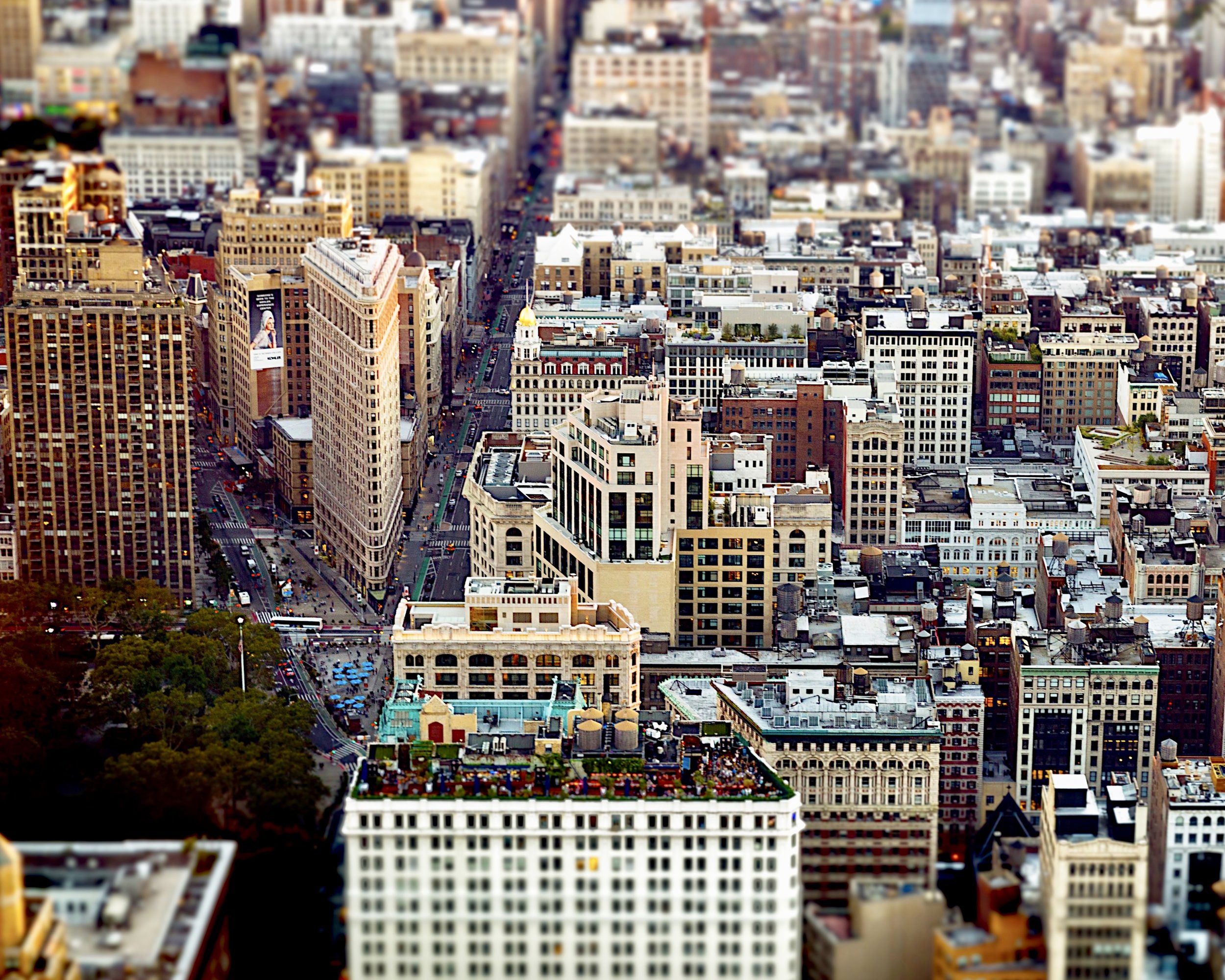 Flatiron Building from Empire State Building