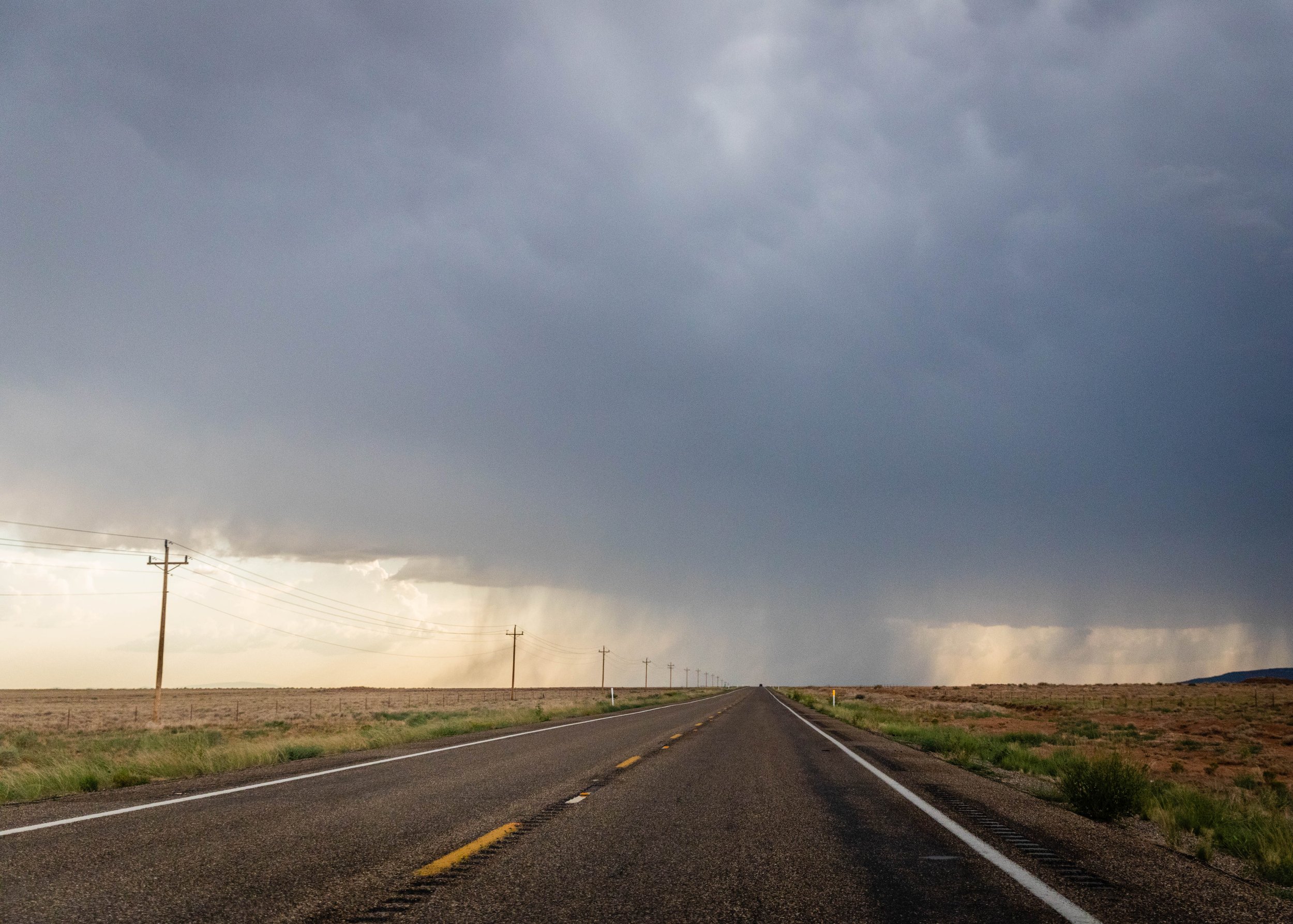 Summer storm, border of Utah and Arizona