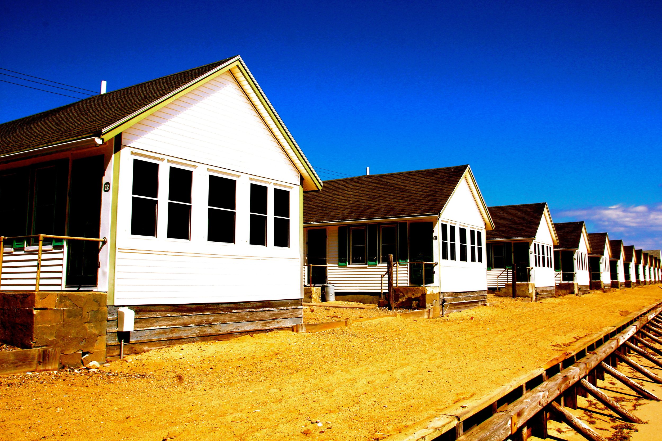 Beach houses, Truro, Cape Cod