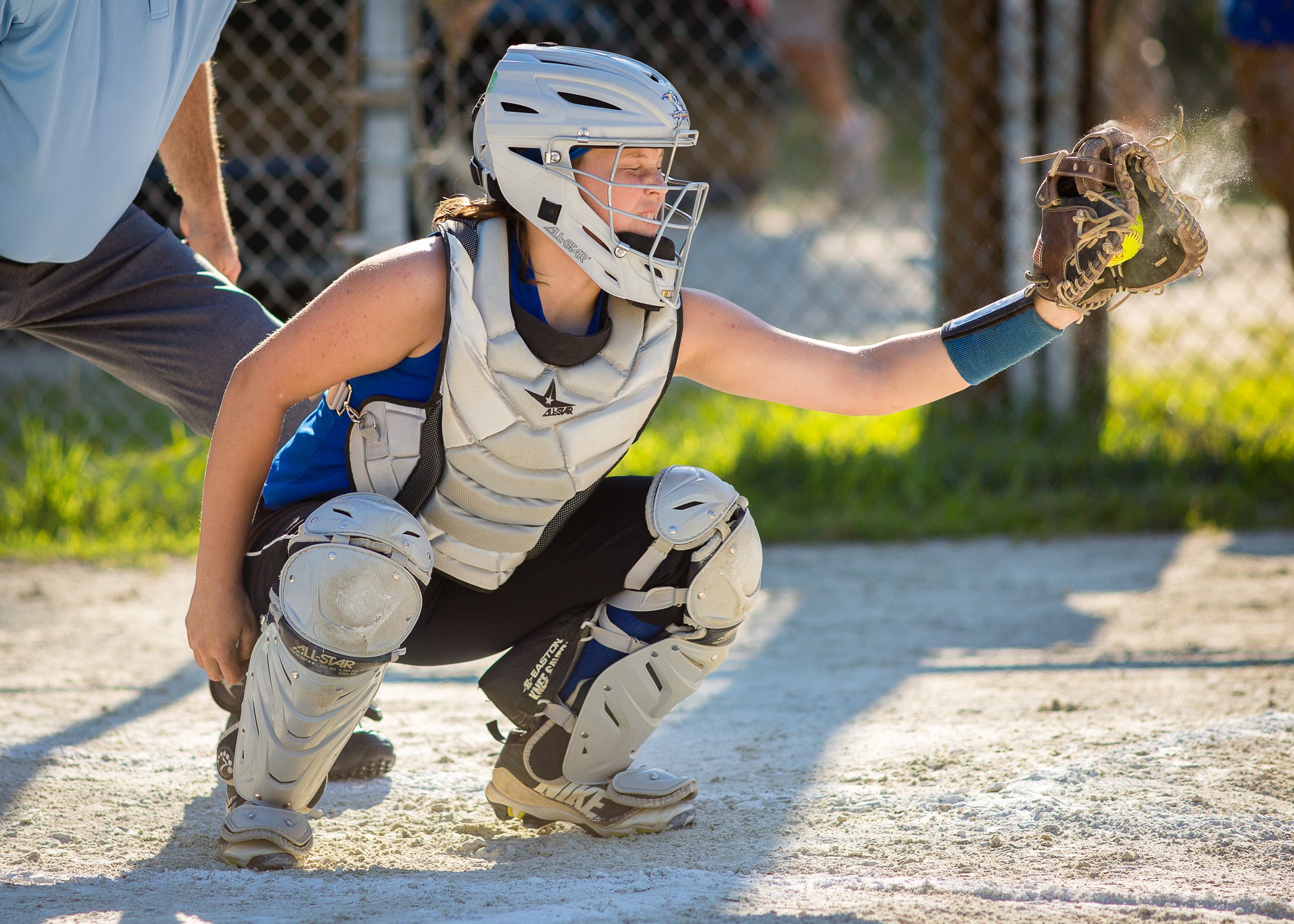 Middle school catcher, Nashua, N.H., July 2018