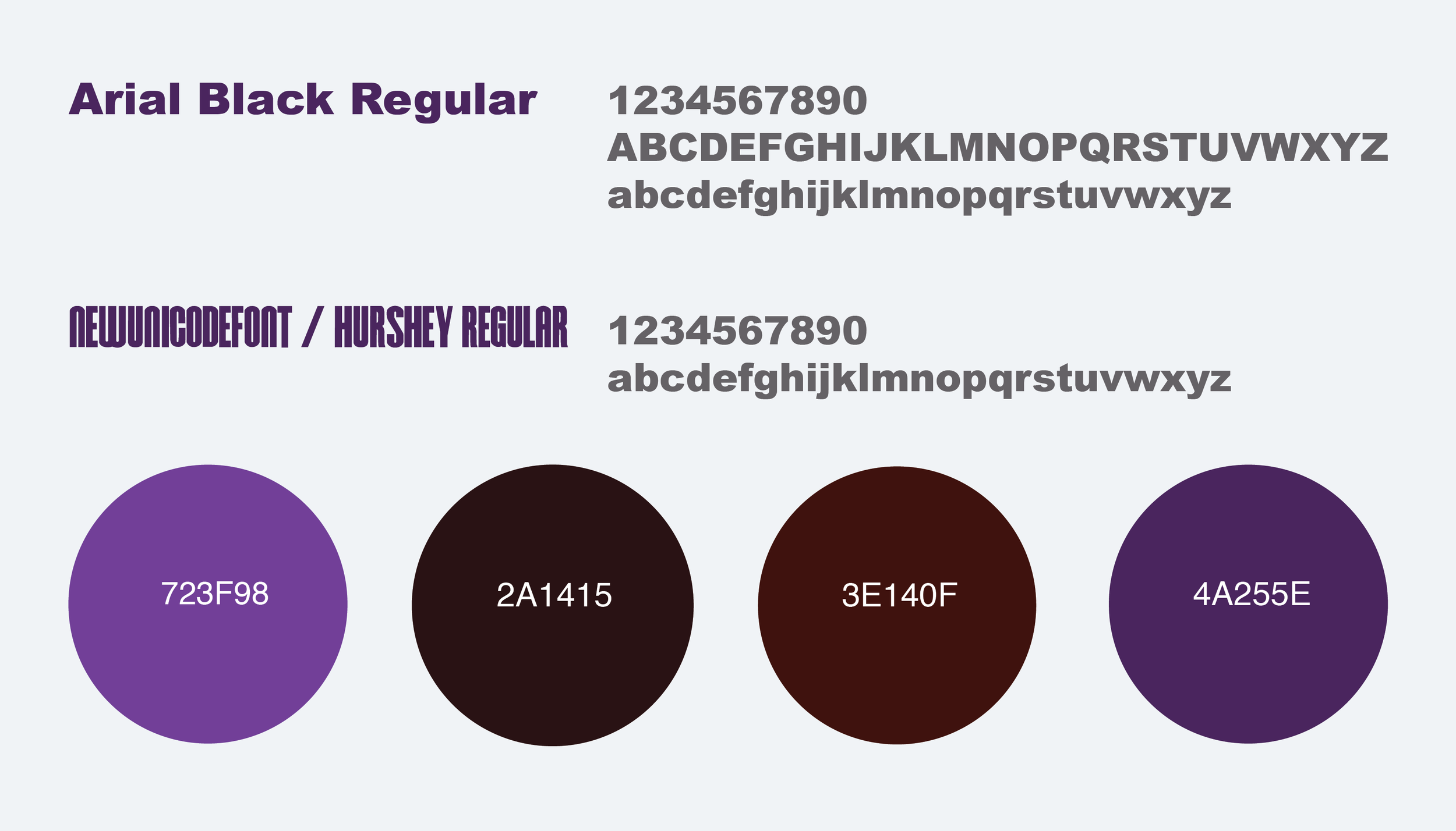 The purple is used to match the purple foil of a wrapped Hershey's Special Dark Kiss. The brown emphasizes the deep, dark and rich look of dark chocolate.