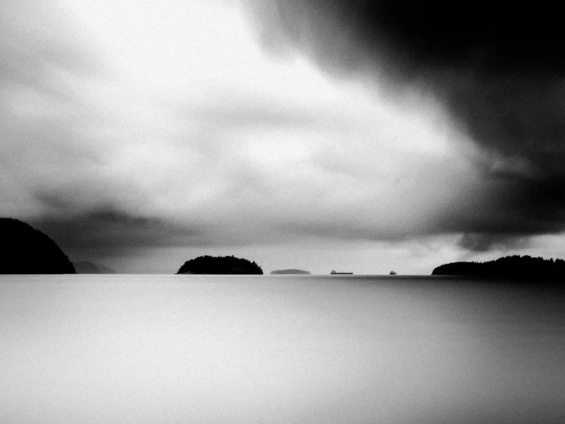 I got yelled at by a security guard while making this long exposure of the Padilla Bay.