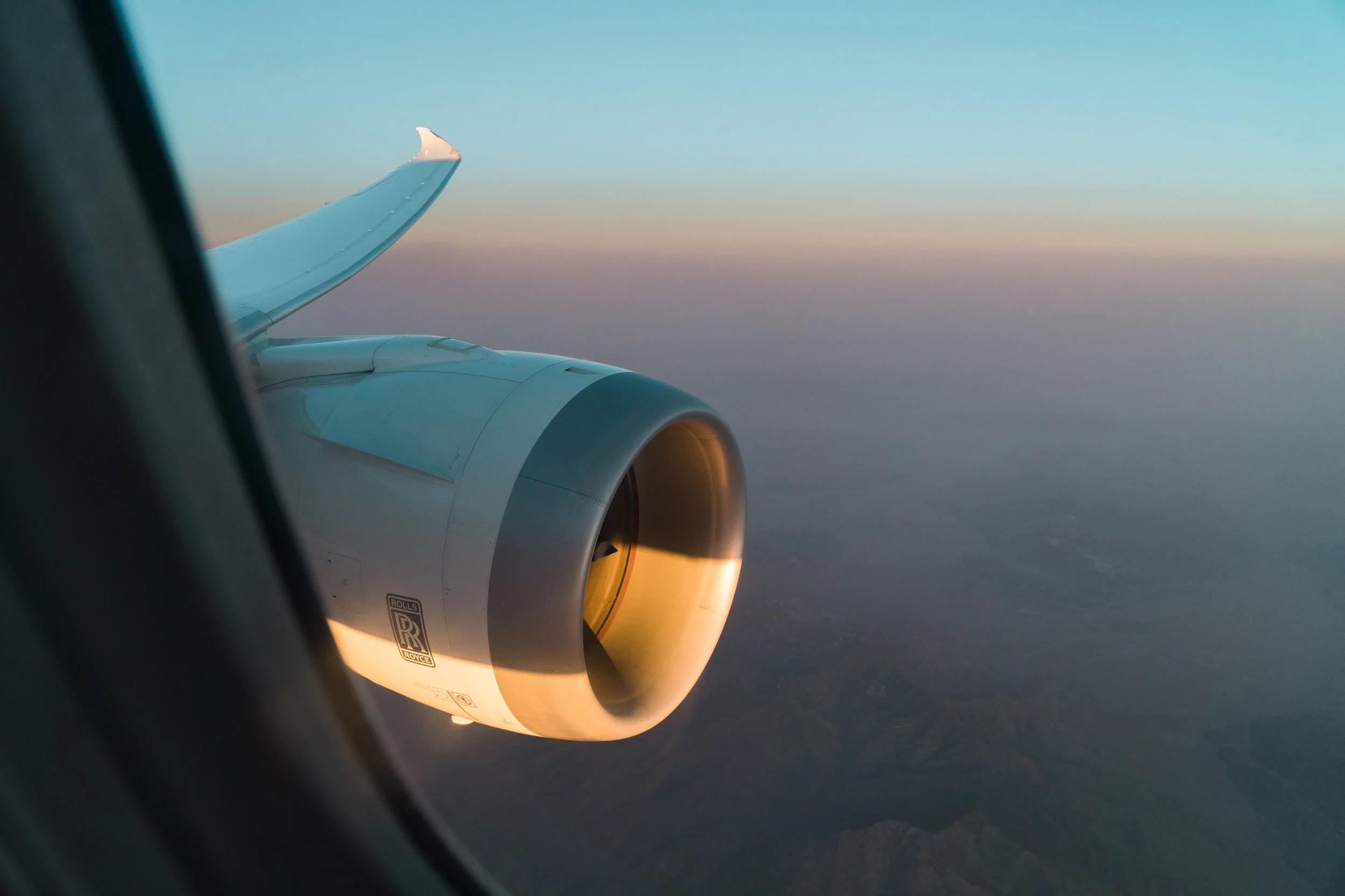 Flying above the Southwest
