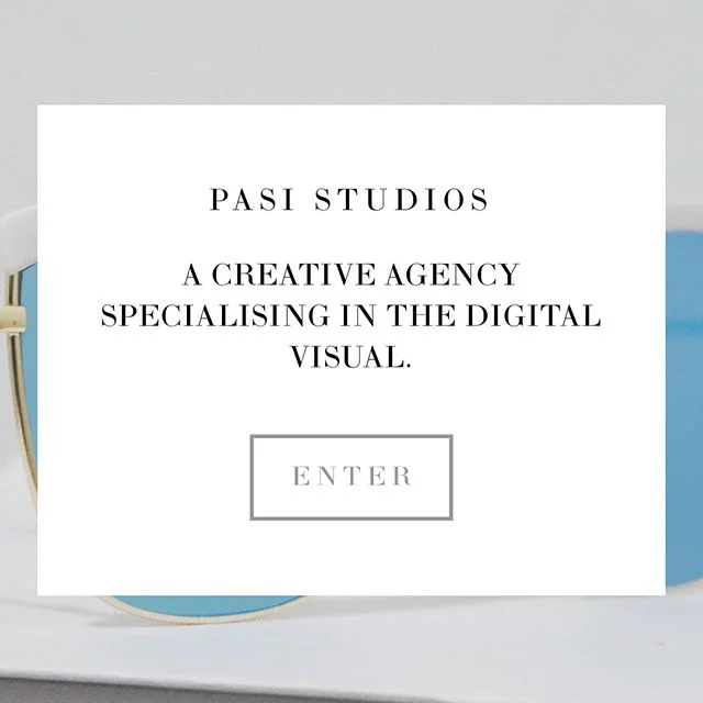 Super excited to announce our site PASISTUDIOS.COM is live and more exciting stuff to come.