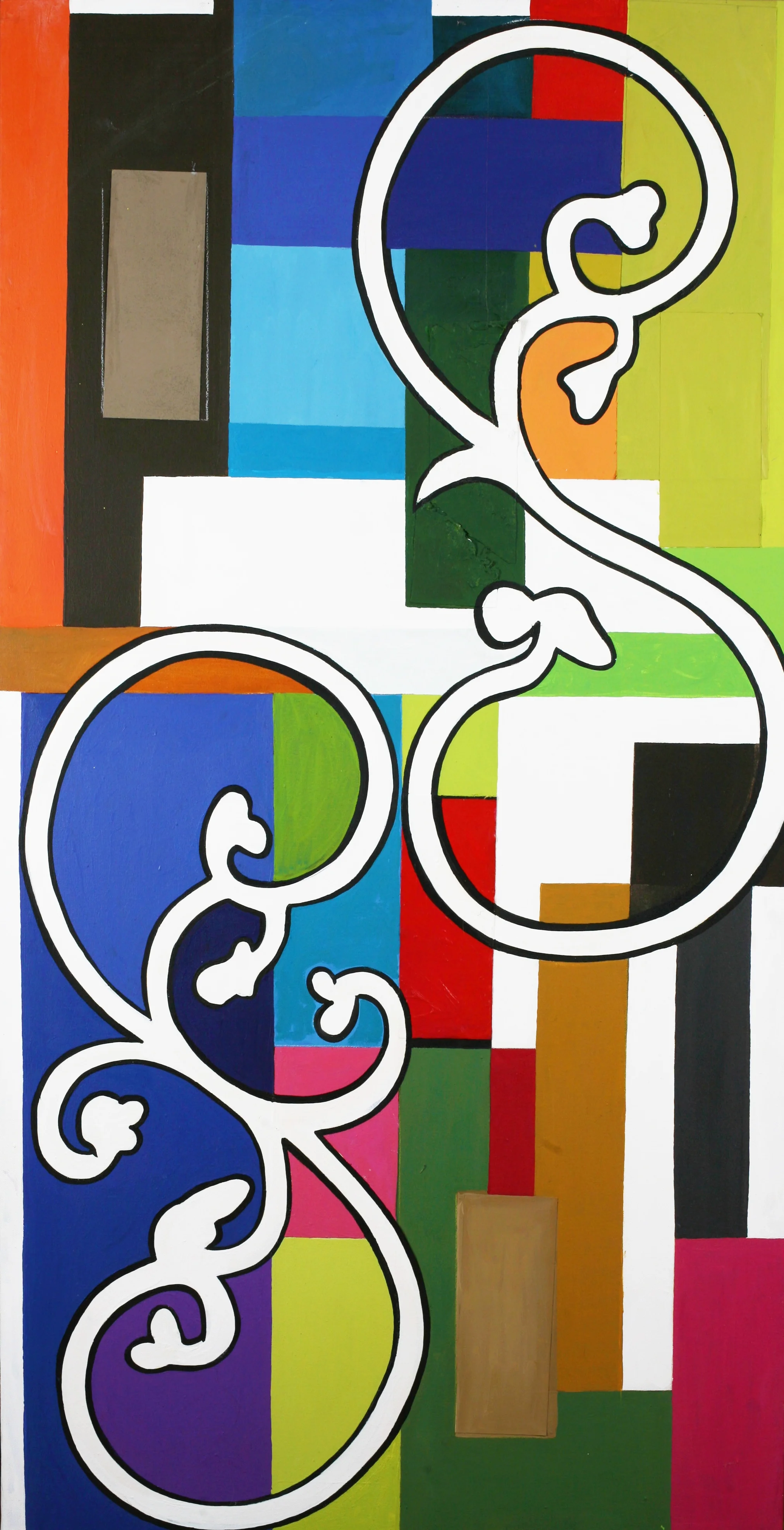 'Soft on the Outside 1' 2008. 180 x 100 cm.