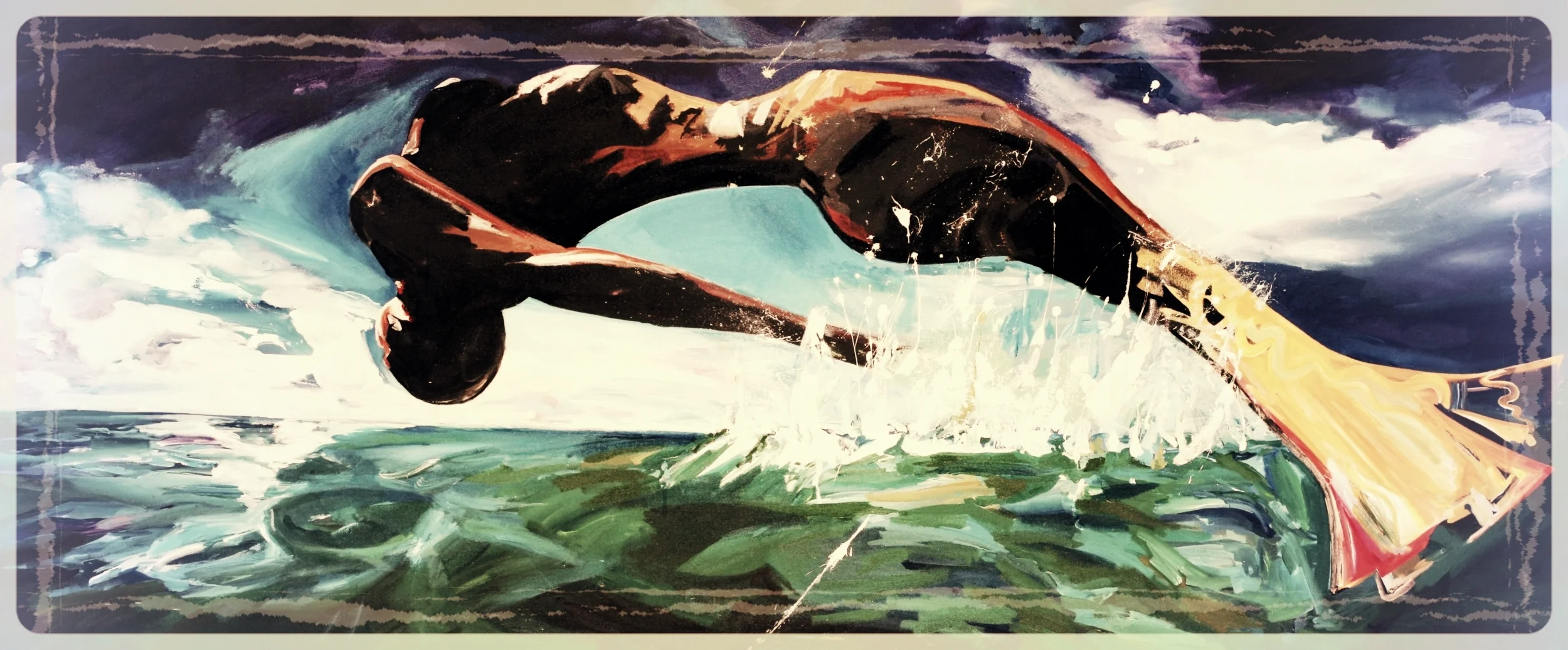 'I heard the Mermaid Singing' 2010. 200 x 210 cm.