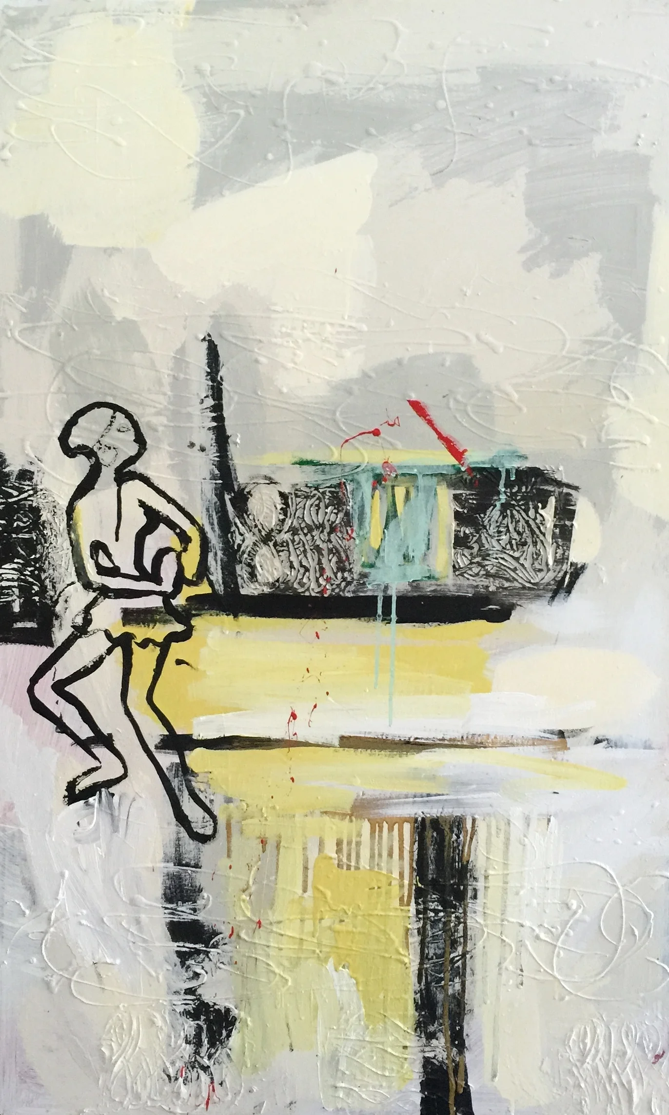 'Dancing Girl' 2017. 110 x 70 cm.