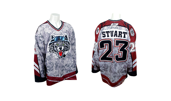 Chicago Wolves Armed Forces Commemorative Jersey