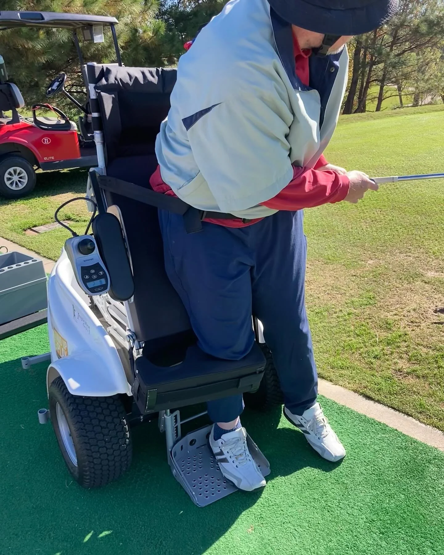 Great stories like this make our work so rewarding. Eric started coming to our clinics this year and went from double knee support to single knee support. In this series, you can see how we worked on improving his weight shift which then improved his