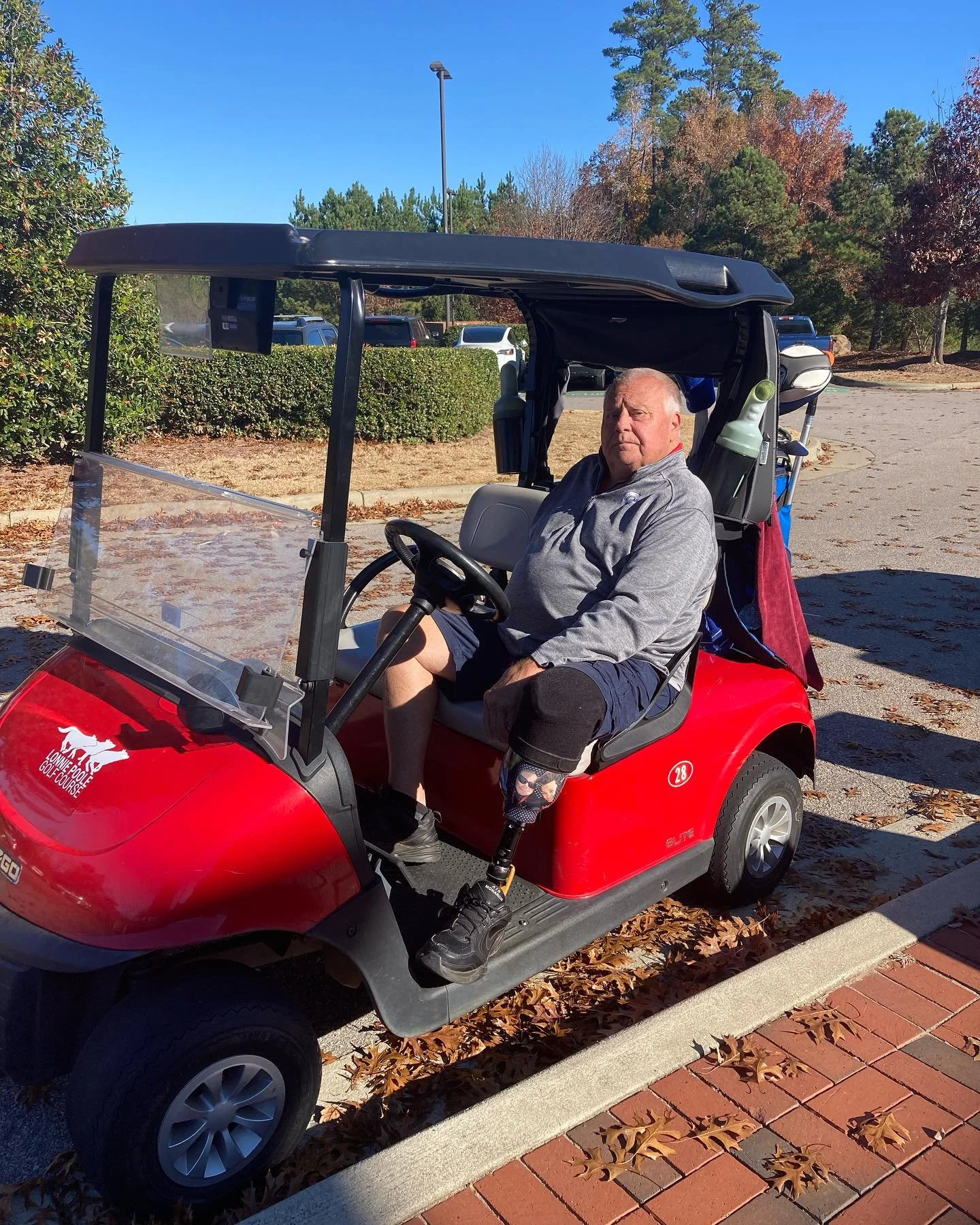 Great weather @lpgcncstate Thanks to @scottclaggpga for hosting us! 

#inspirationgolf #adaptivegolf