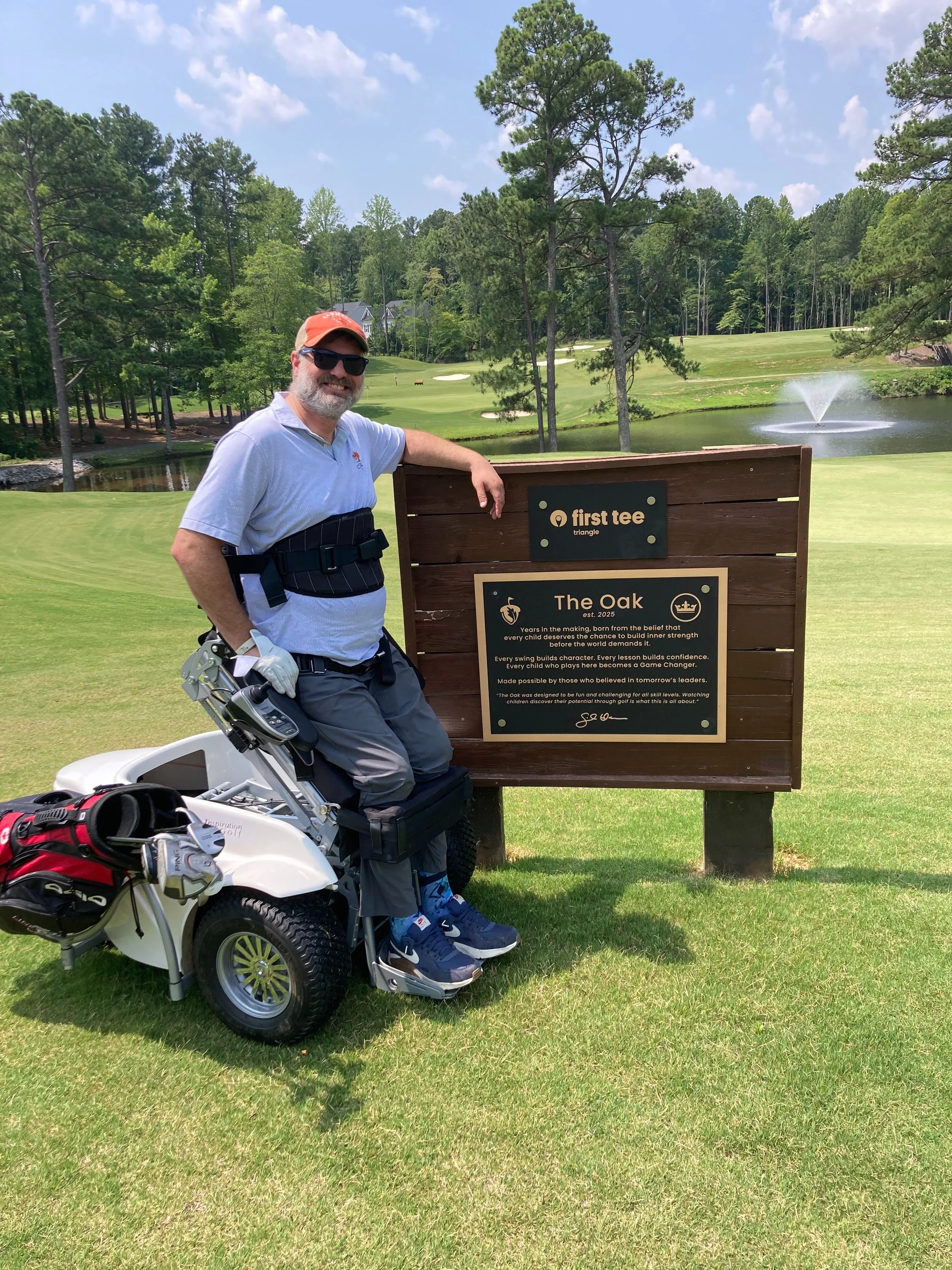 Golf. Health. Community. Independence. These are the pillars of Inspiration Golf. Sign up for one of our clinics and learn more about our brand of adaptive golf on our website. Link 🔗 in the bio. www.inspirationgolf.com
#inspirationgolf #inspiration