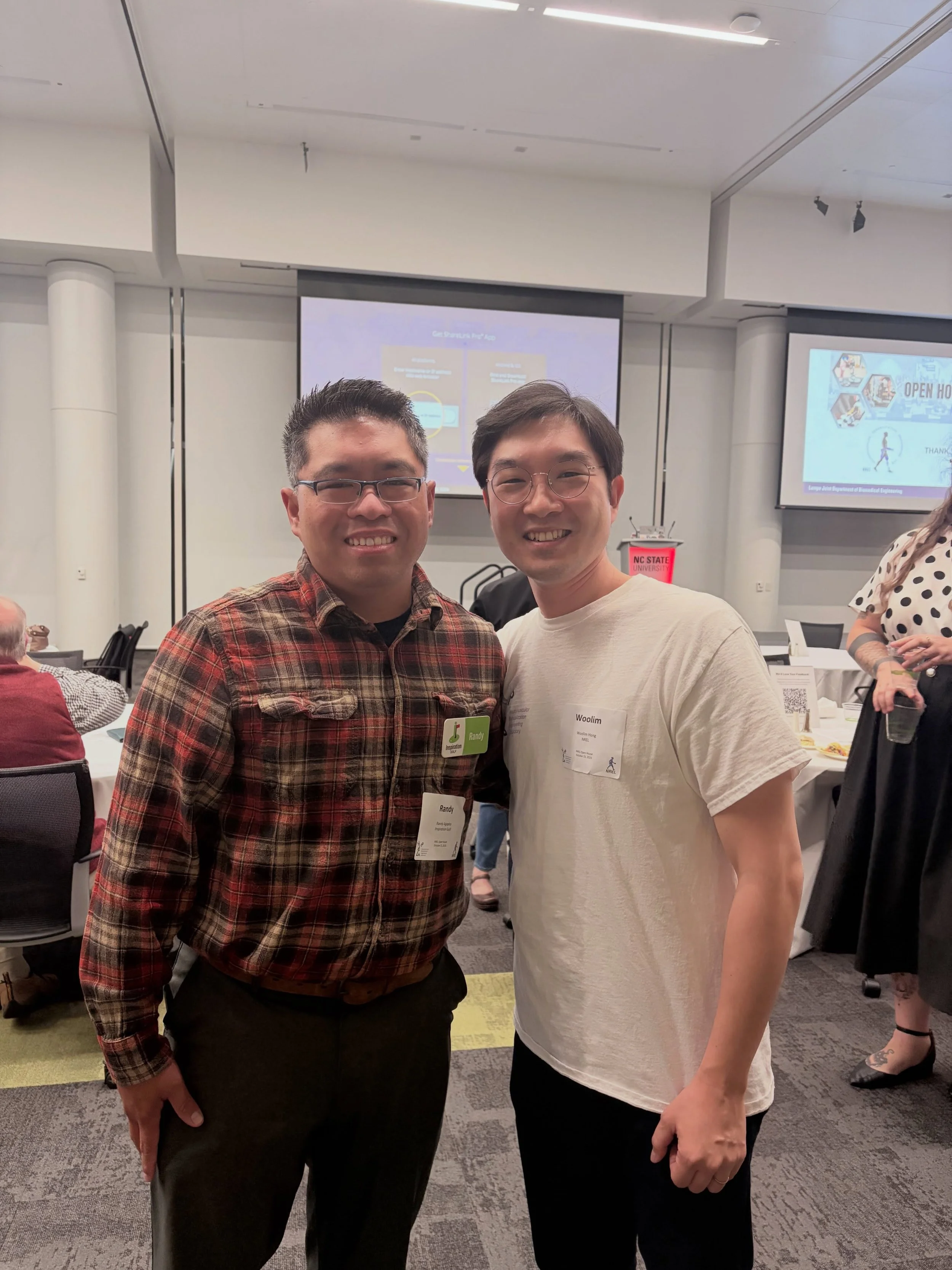 Thank you to the NC State Neuromuscular Rehabilitation Engineering Lab (NREL) for inviting me to their Open House. It was a great night meeting the post-docs and other community members in this space. Excited for the new technologies being developed 
