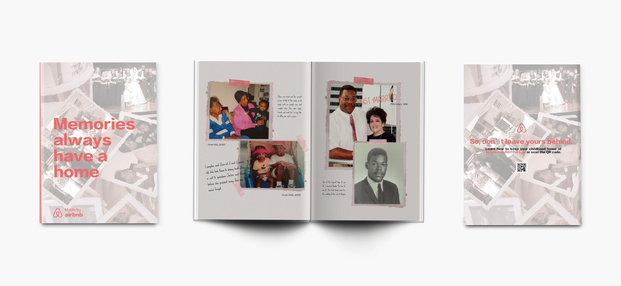 printed family album example