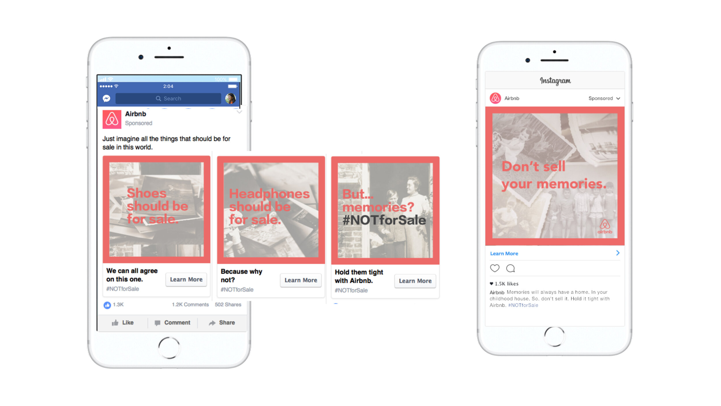 Facebook carousel ad