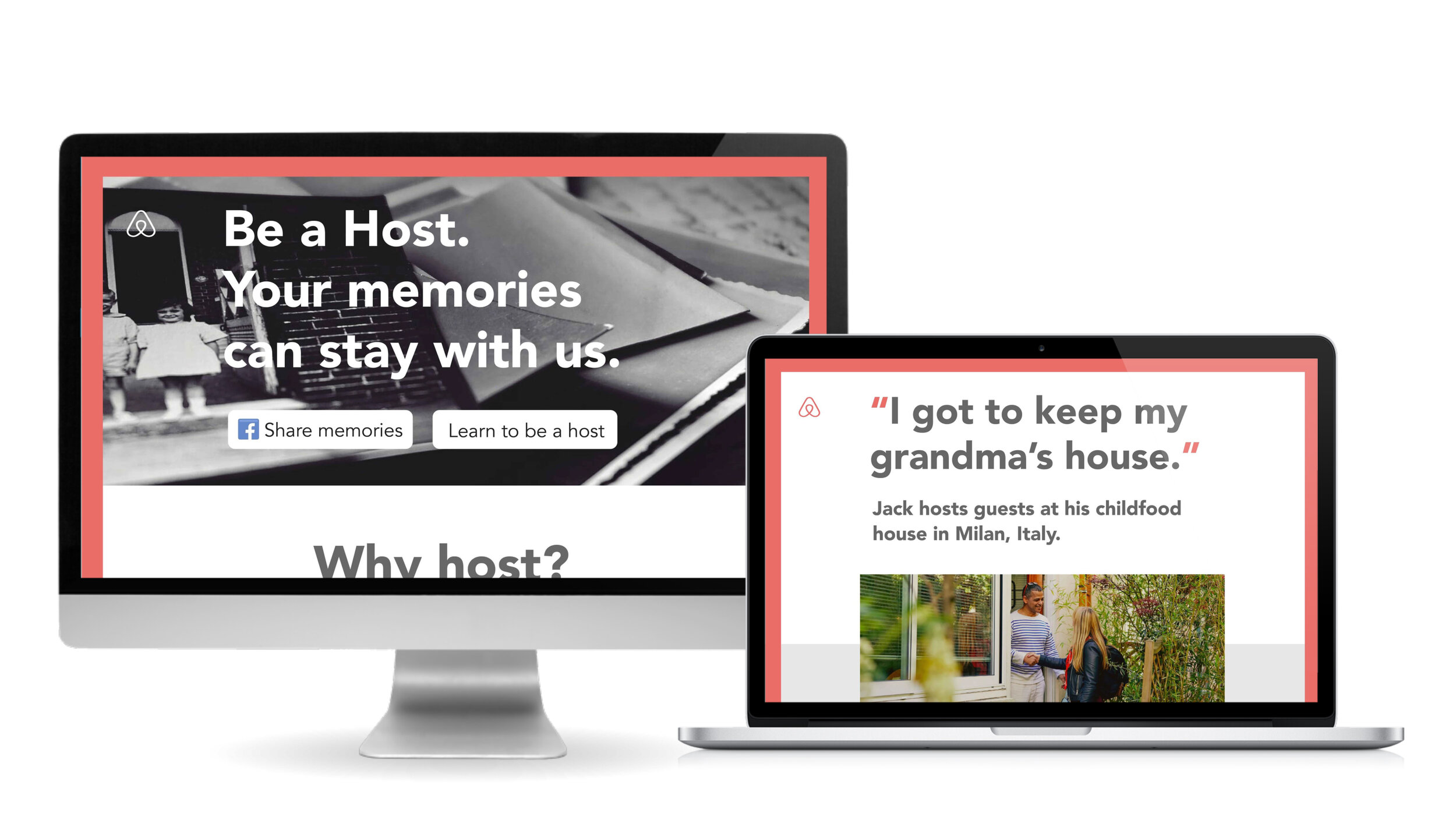Landing page for campaign