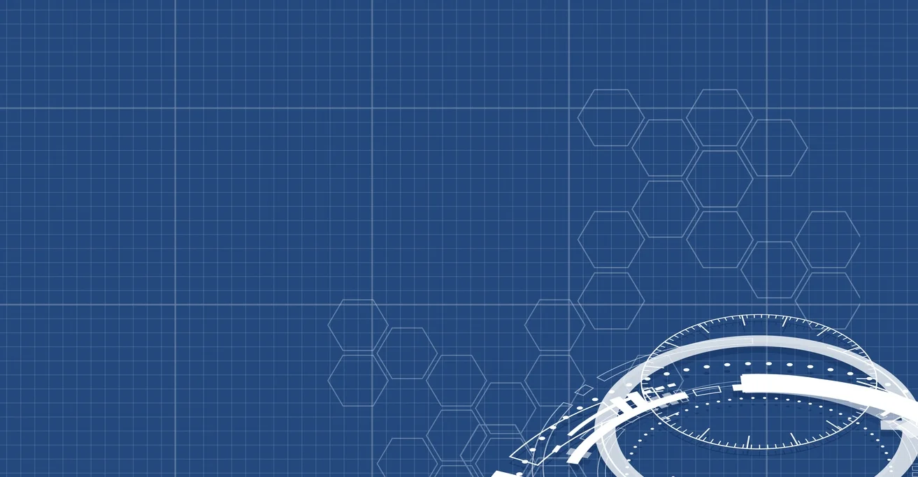 Technological abstract cyber digital technical blueprint background vector