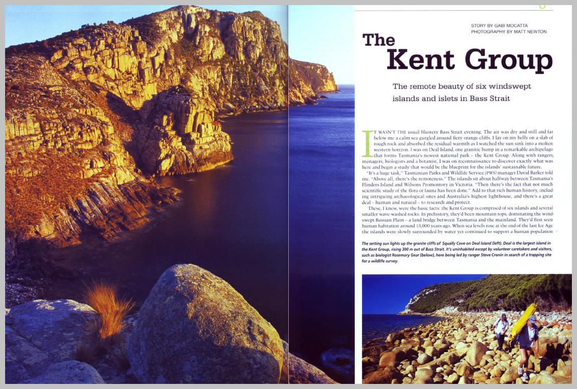 Australian Geographic – The Kent Goup