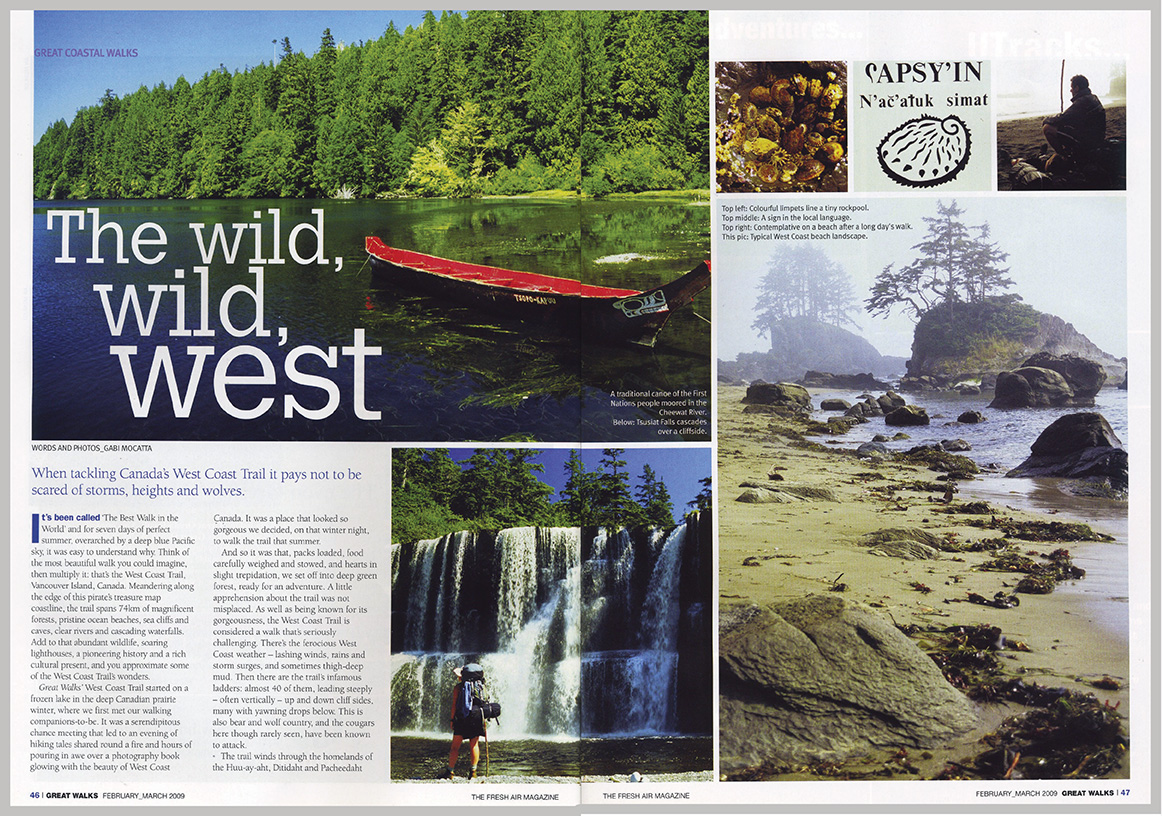 Great Walks Magazine – The Wild, Wild, West