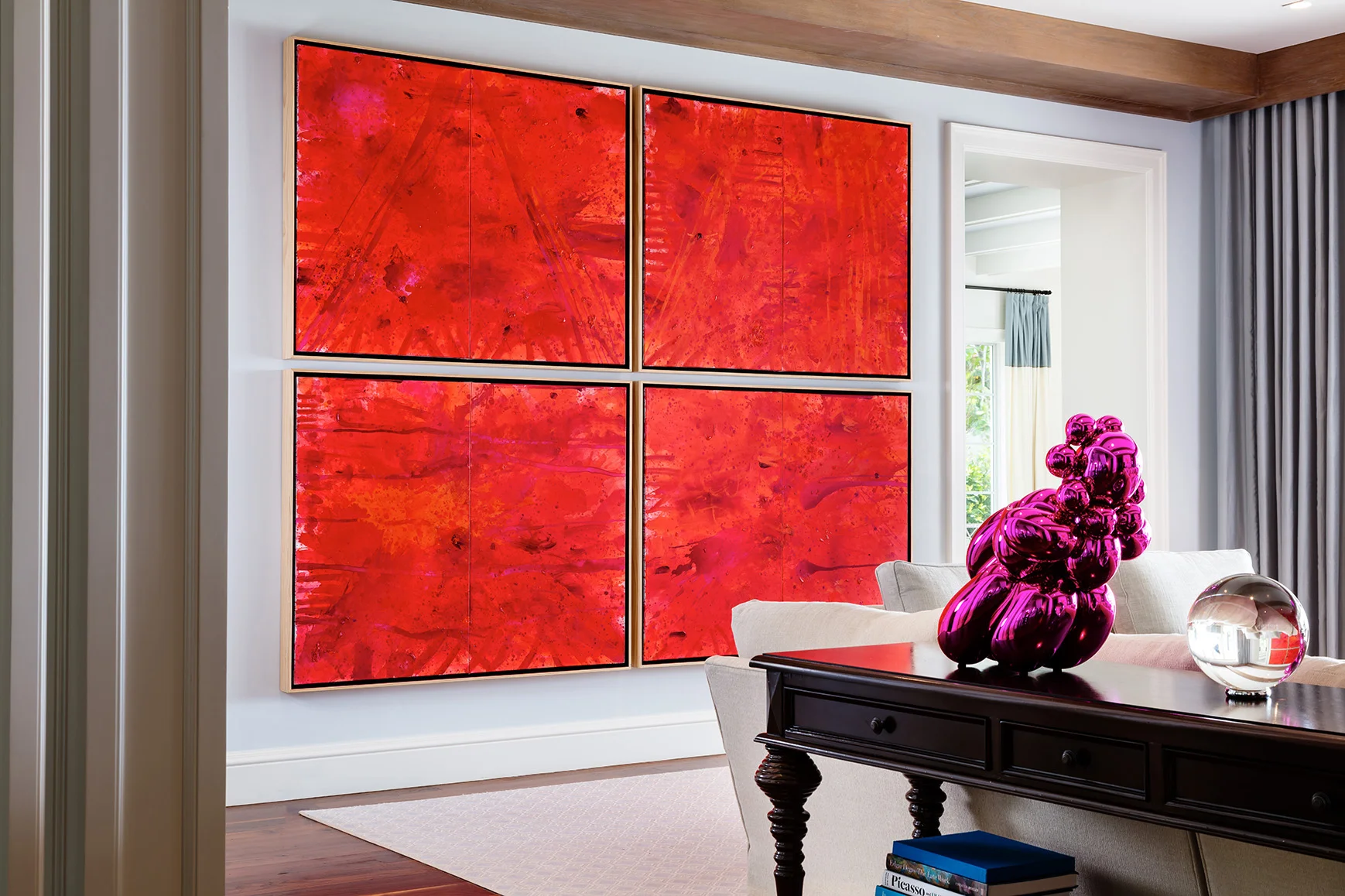 Redworld Glaze; Quadriptych, 2016