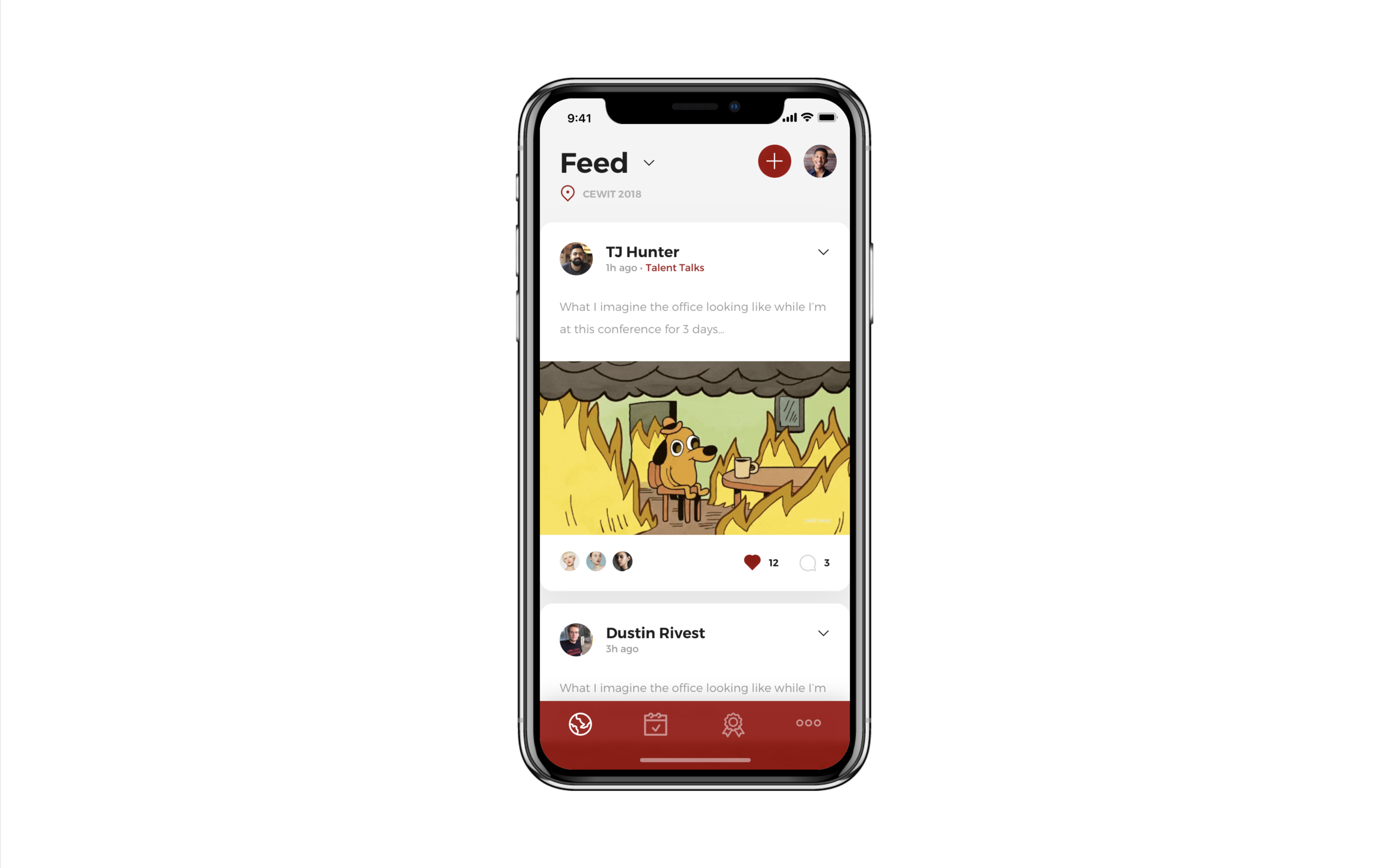 Improved agenda experience with previews of who's attending, and quick options for adding sessions to your personalized agenda with reminder push notifications. 🔔