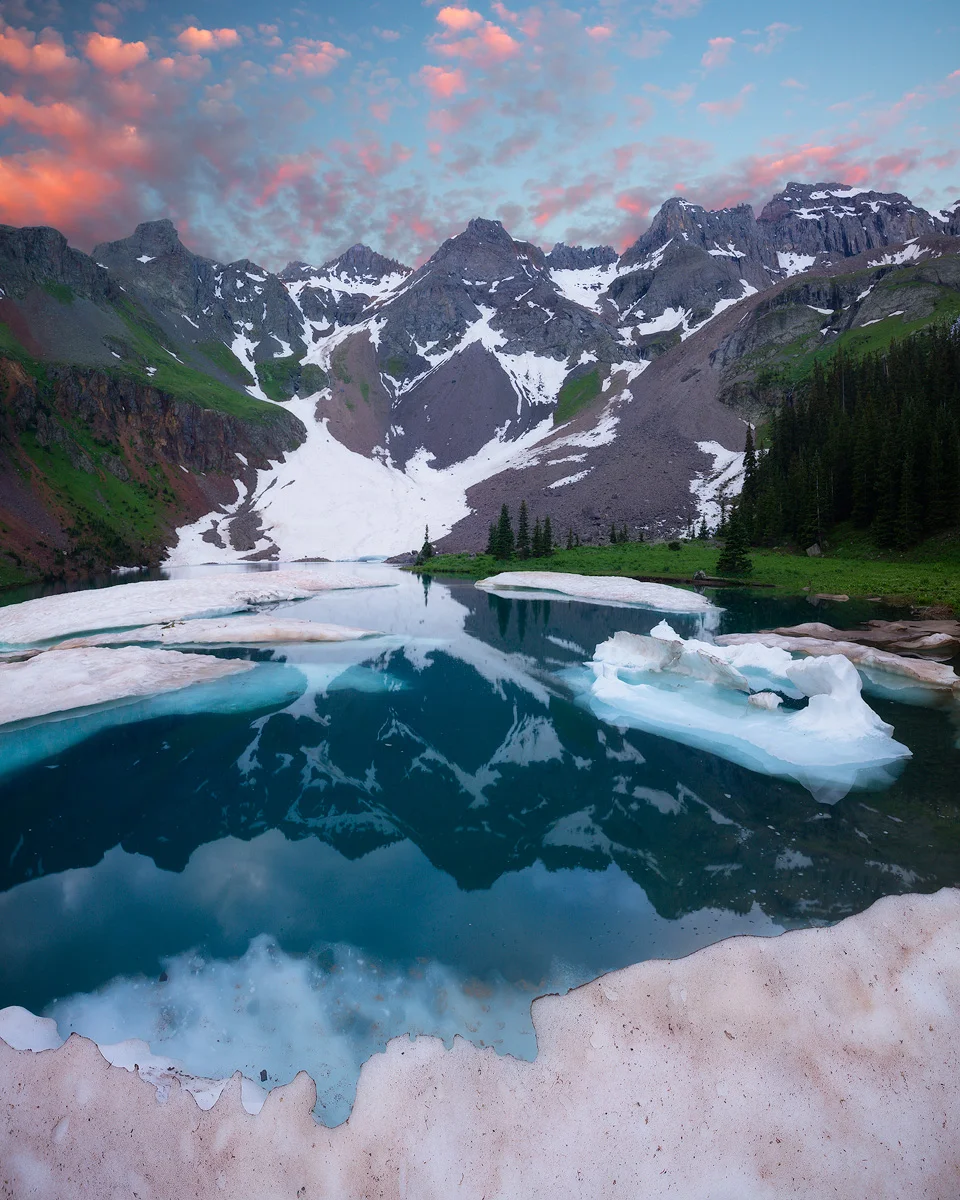 Lower Blue Lake, Mount Sneffels Wilderness, Colorado
