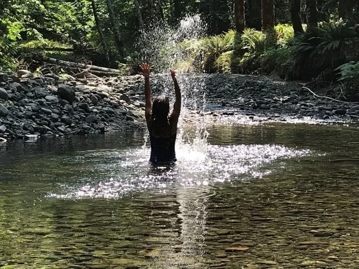 An Art escape I took this summer on the Cowichan River (traditional territory of the Coast Salish People).