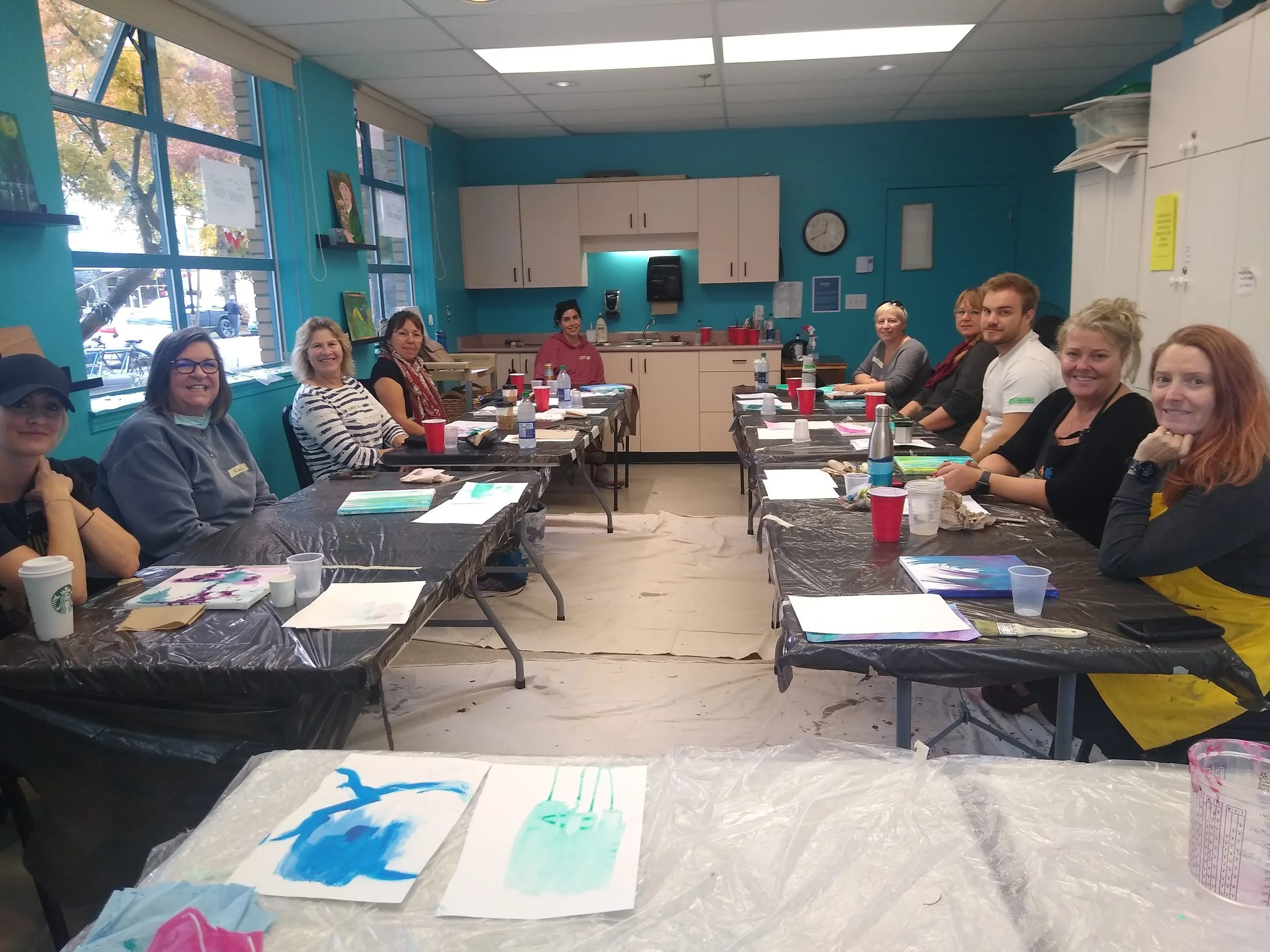 Resin Art Classes, Victoria BC — nb art