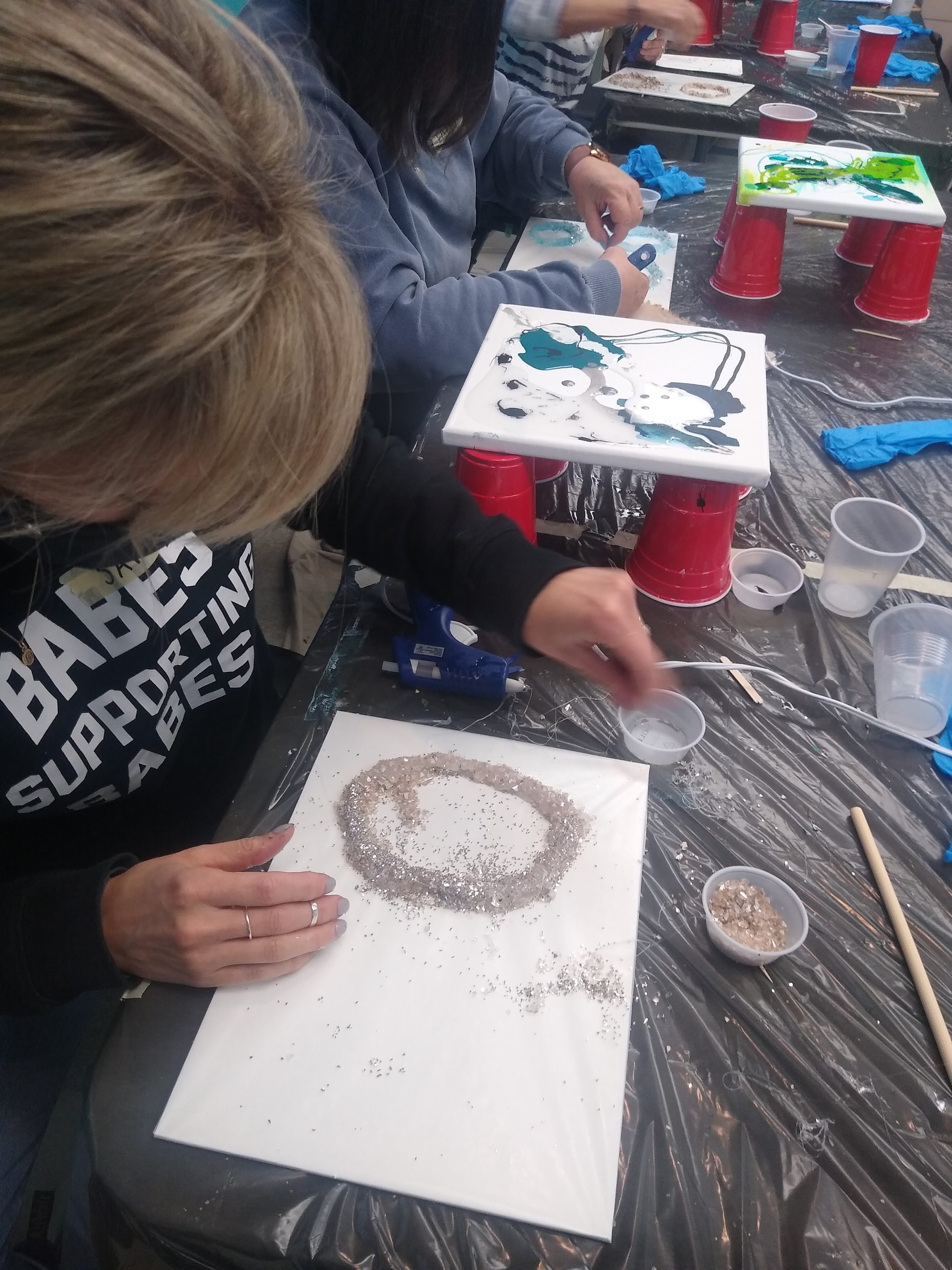 Resin Art Classes, Victoria BC — nb art