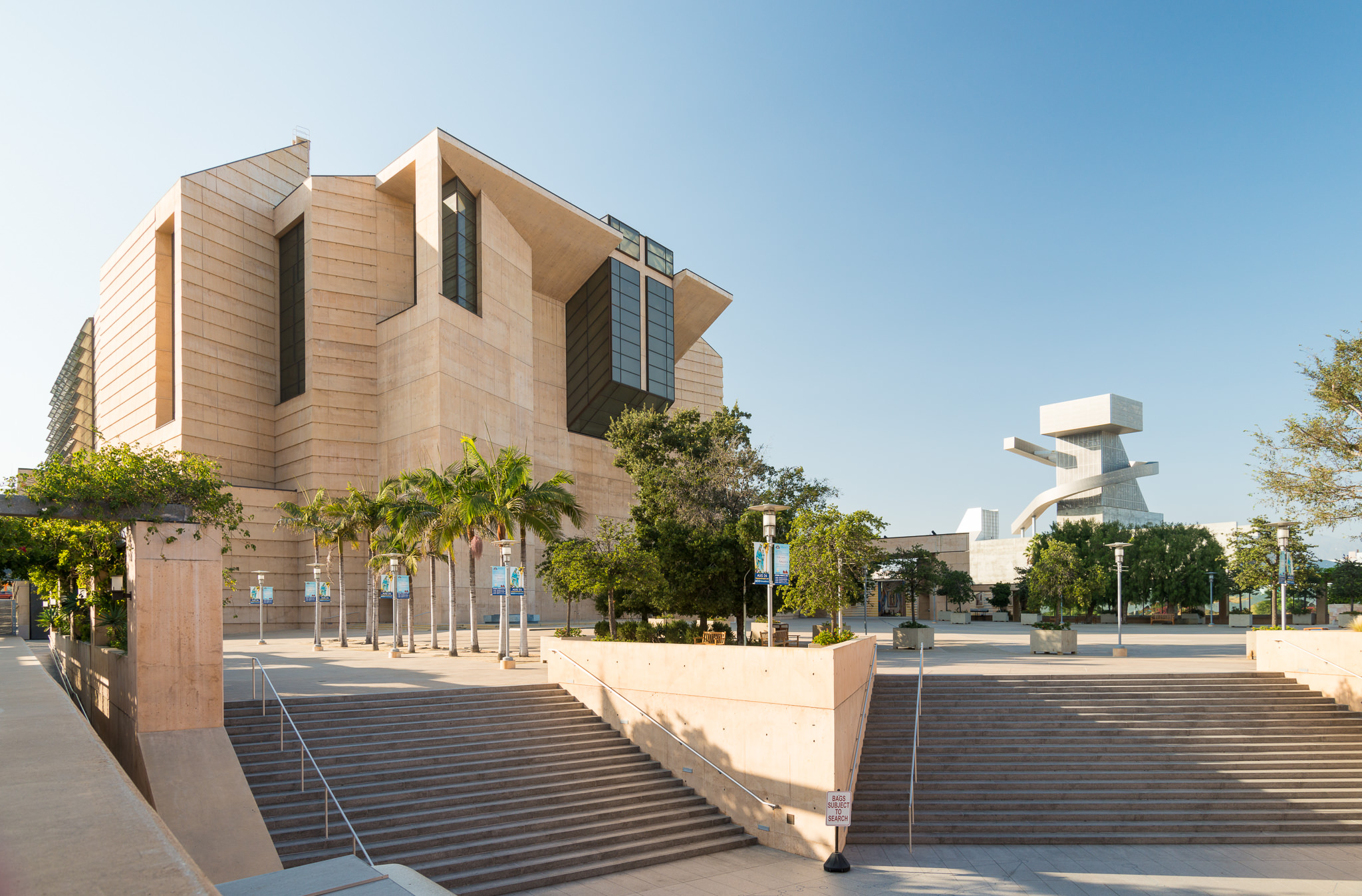 Exterior of the Cathedral, along with Ramon C. Cortines School of Visual and Performing Arts in the background.