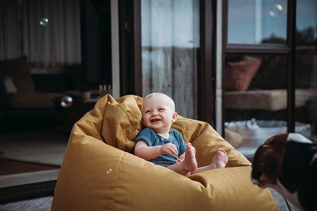 Your daily dose of cuteness right here folks 🥰 #tbt New Year&rsquo;s Day 20 chasing bubbles ❤️ Photograph by @hannahwebbphotography