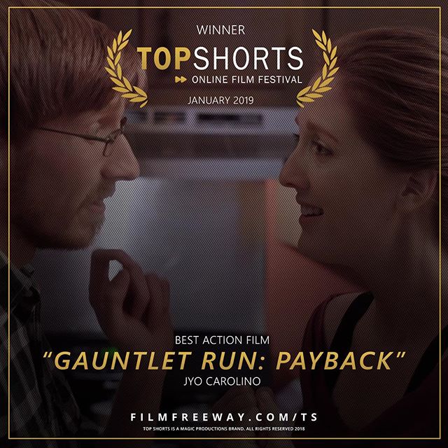 GAUNTLET RUN: Payback comes away with Best Action Film at Top Shorts! Dope work from all the cast and crew, and it shows!

#filmlife #filmfest #topshorts #choose901 #memphis #actionmovie #welcometothegauntlet #warriorwednesday