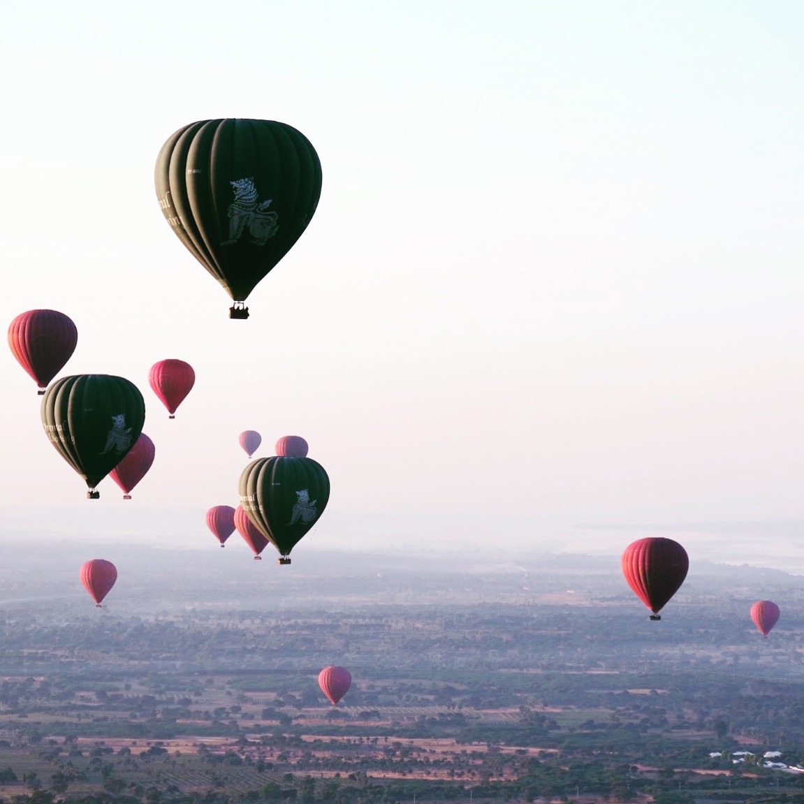 Up Up and Away... New Year in Bagan, Myanmar
