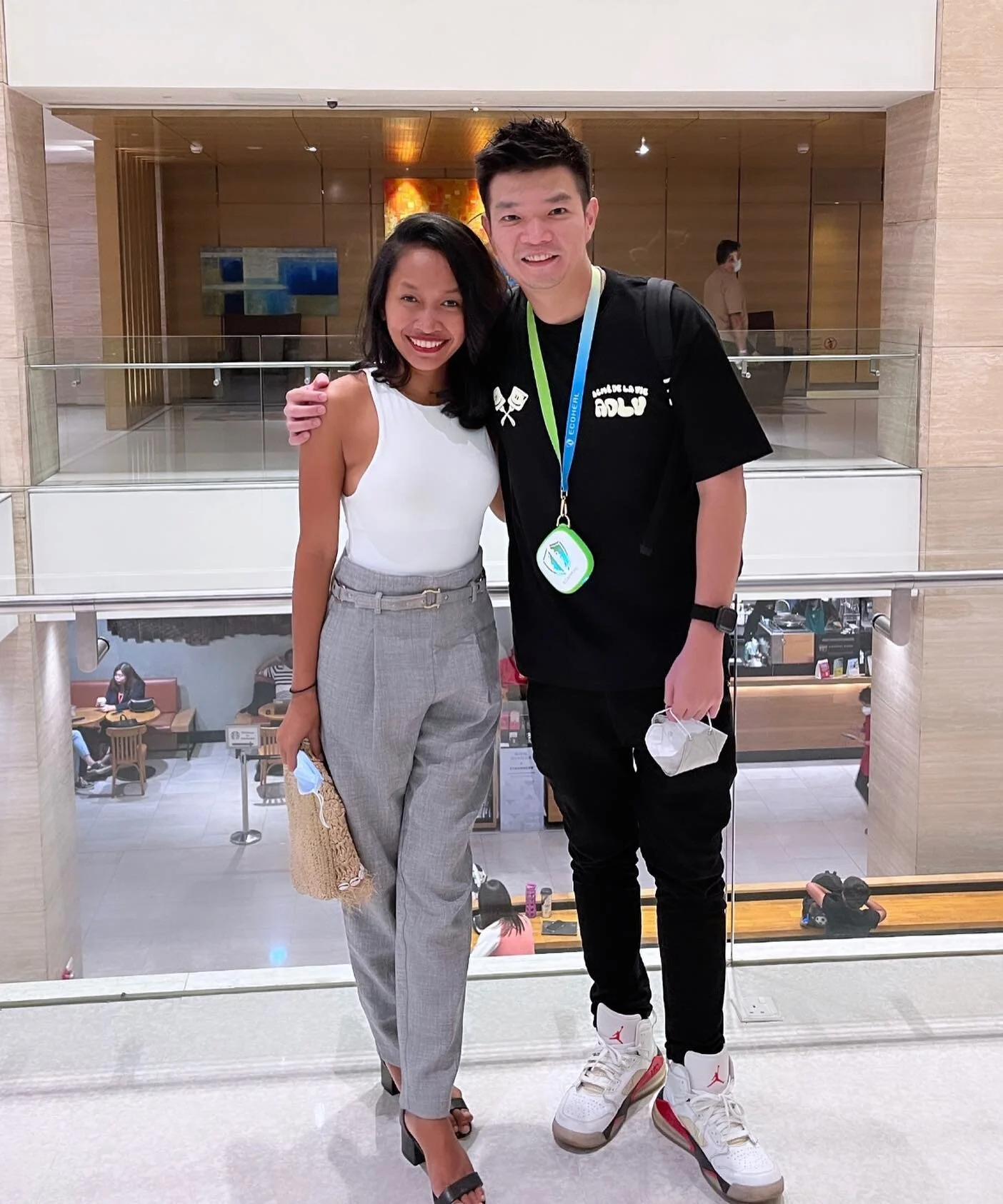 Reunited with my sweet darling @cart3r_ng ❤️
#teamsabarforeveeer #doubletrouble #startedfromboatquaynowwe&rsquo;rehere #kualalumpur