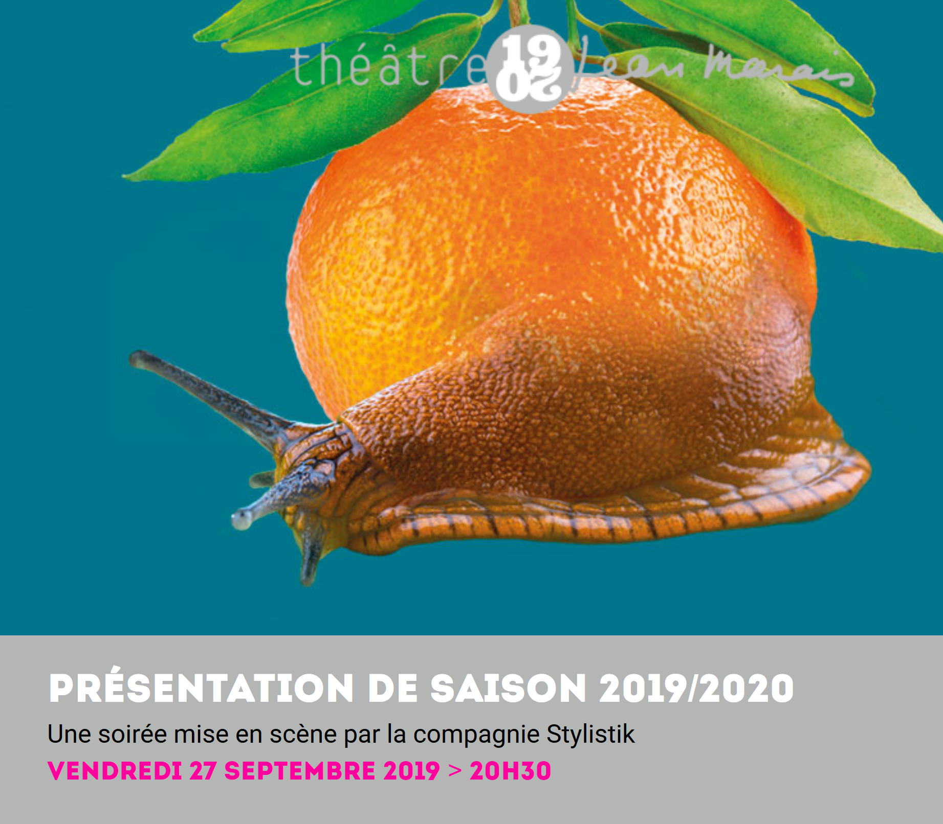 20:30  • Soirée au Théâtre Jean Marais