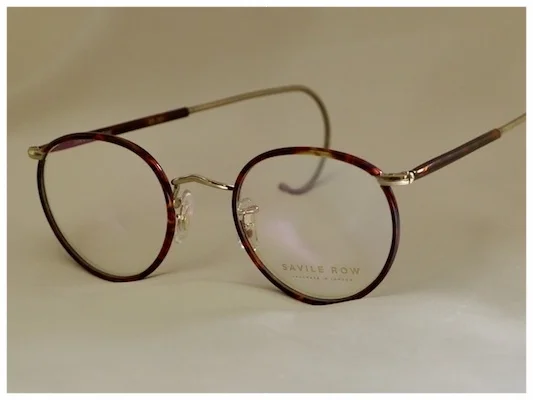 Handmade, rolled gold spectacles.