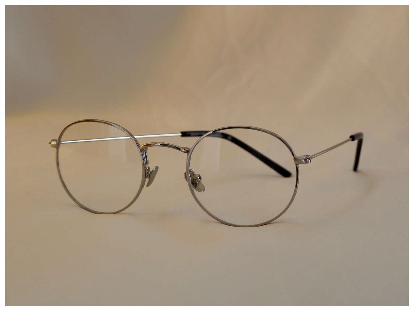 Daniel Cullen Eyewear—Frame Ref. B-376 (silver metal)