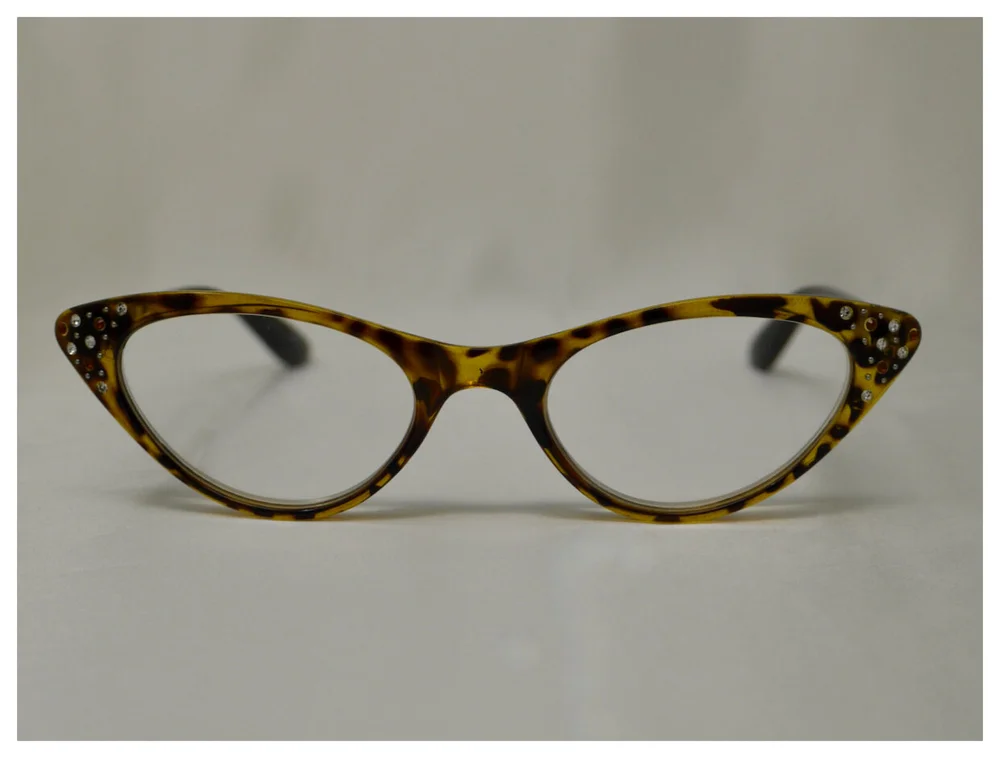 Daniel Cullen Eyewear—'Bella' Diamanté Cat-Eye Reading Glasses