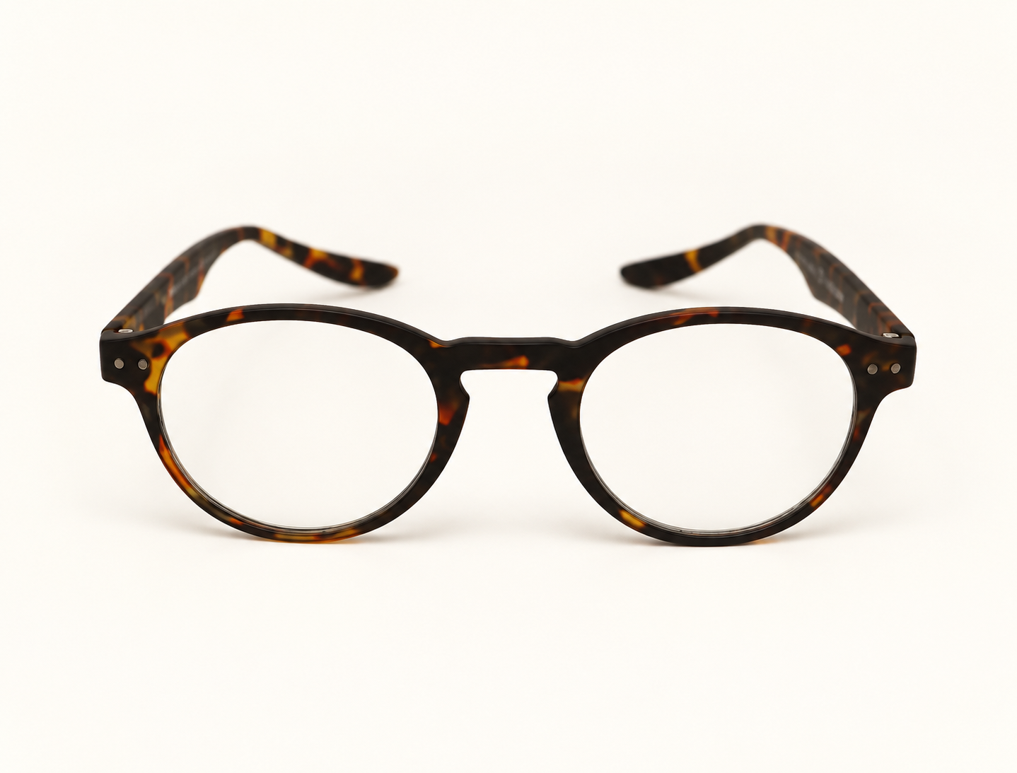 Havana Hangover Panto long-arm reading glasses viewed from the front