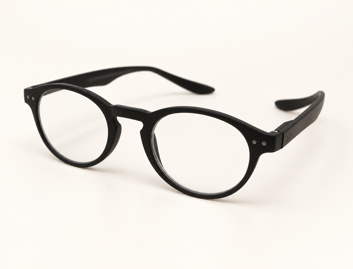 Black I Need You Hangover Panto long-arm reading glasses in a three-quarter view