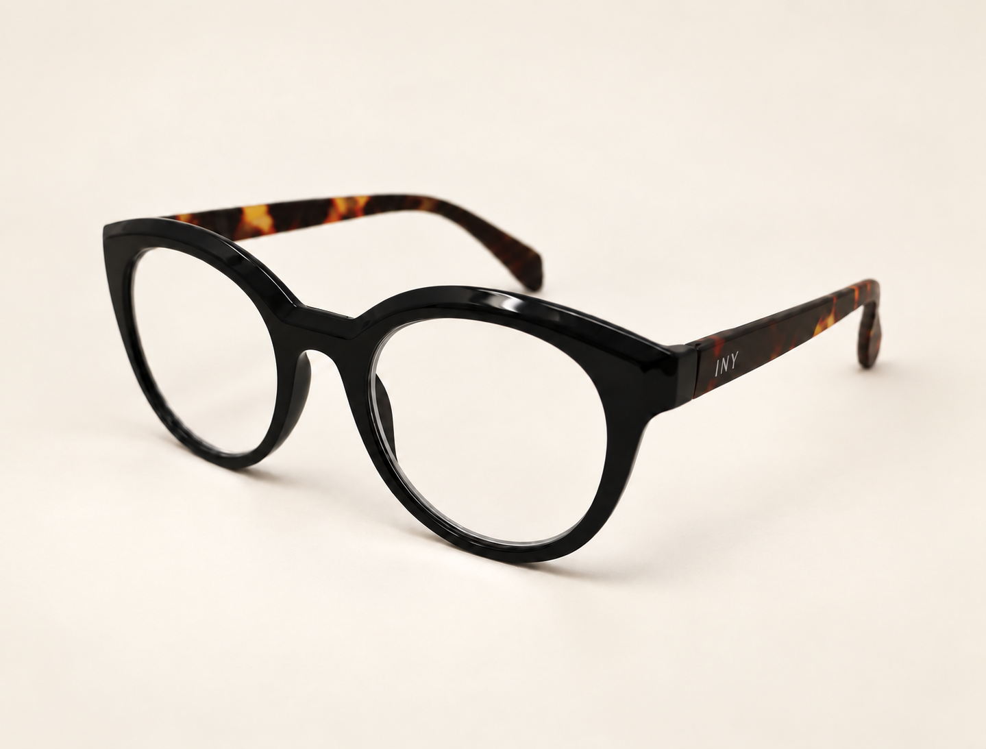 Jackie Black & Tortoiseshell Reading Glasses