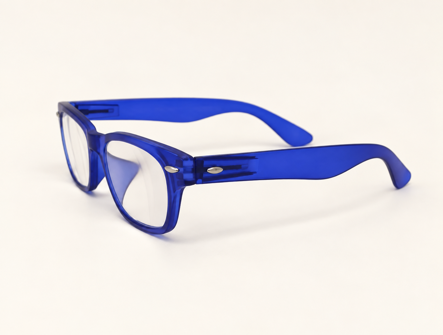 Woody Blue Reading Glasses