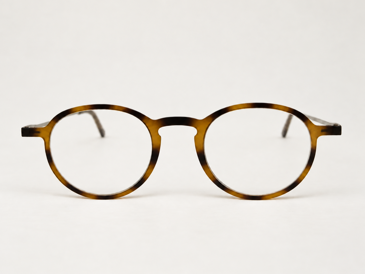 Front view of Panto G10600 reading glasses in Havana