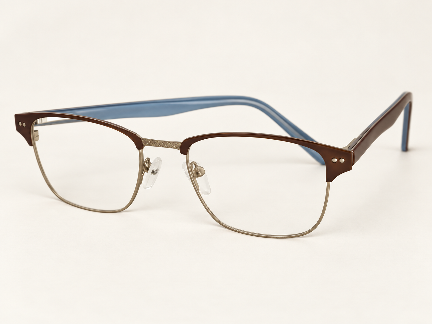 Jacob Stone Rio-501 Brown & Blue Bespoke Reading Glasses