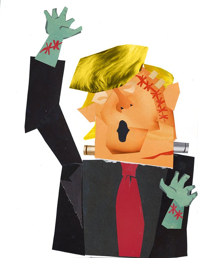 Trumpenstein: Book Jacket Art: The Horror of Politics by David J. Skal