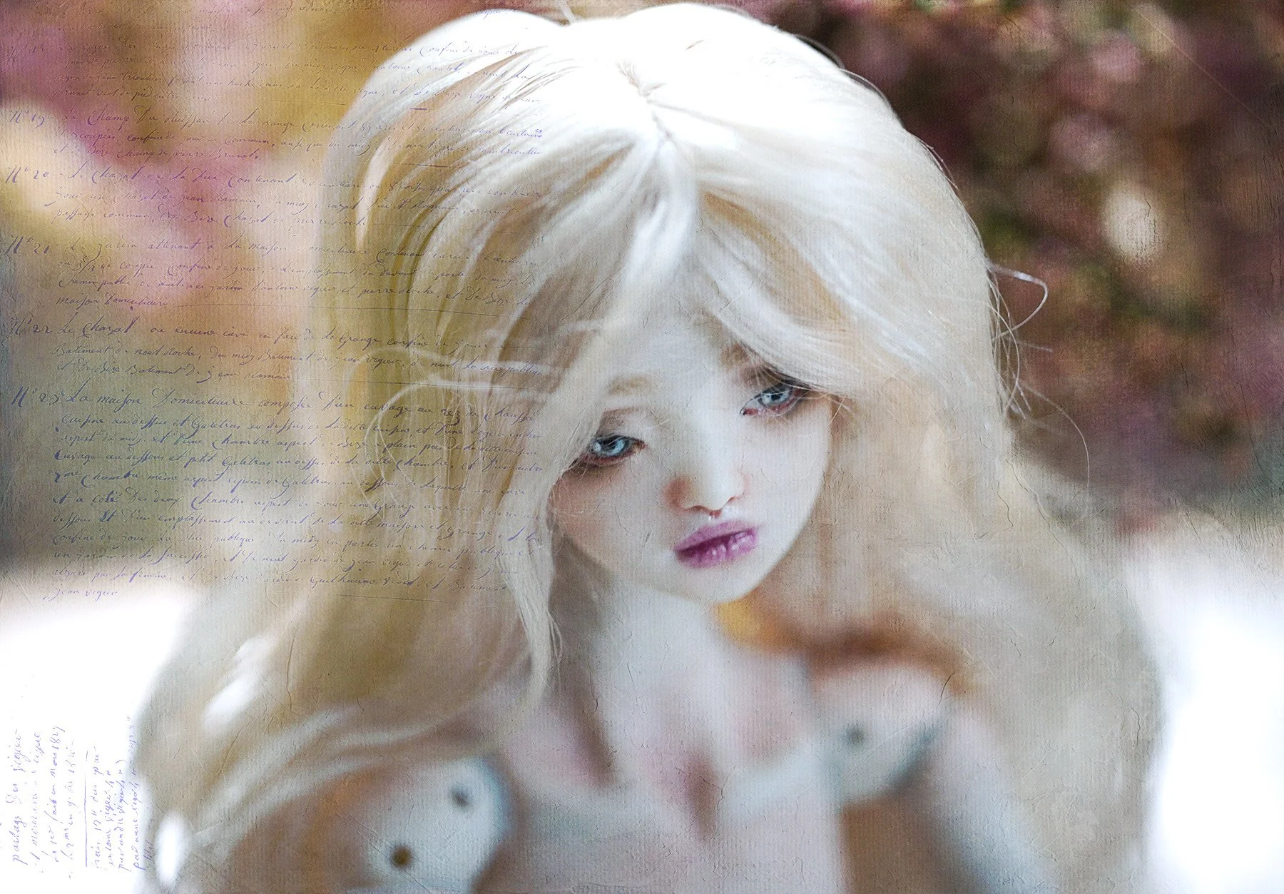  Portrait of  Valentina , my custom porcelain ball-jointed doll with long blonde wig (in-studio, natural light) 2026  #C1040944 
