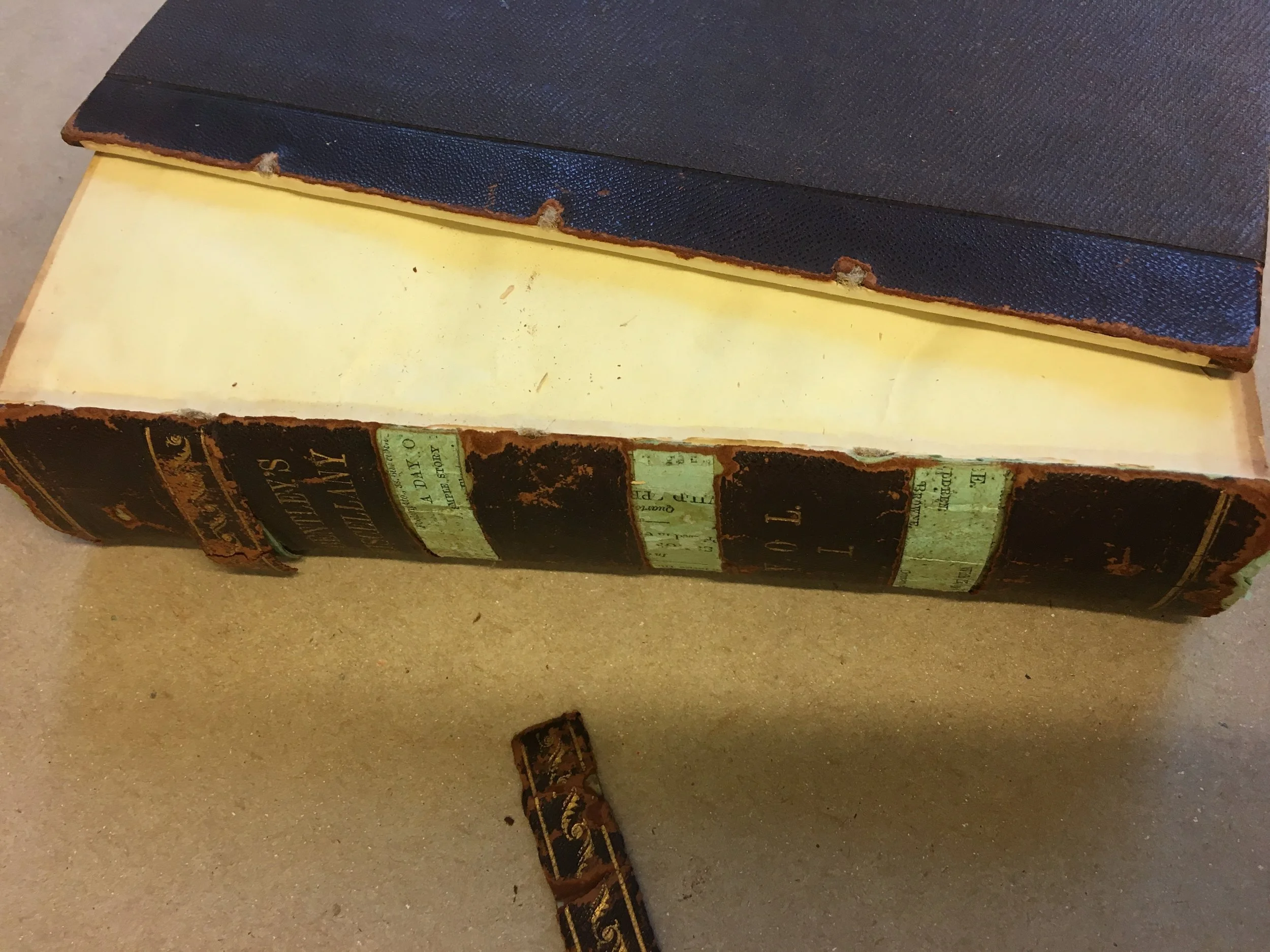 Bentley's Miscellany by Charles Dickens, William Ainsworth, and Albert Smith - London - 1837 BEFORE TREATMENT