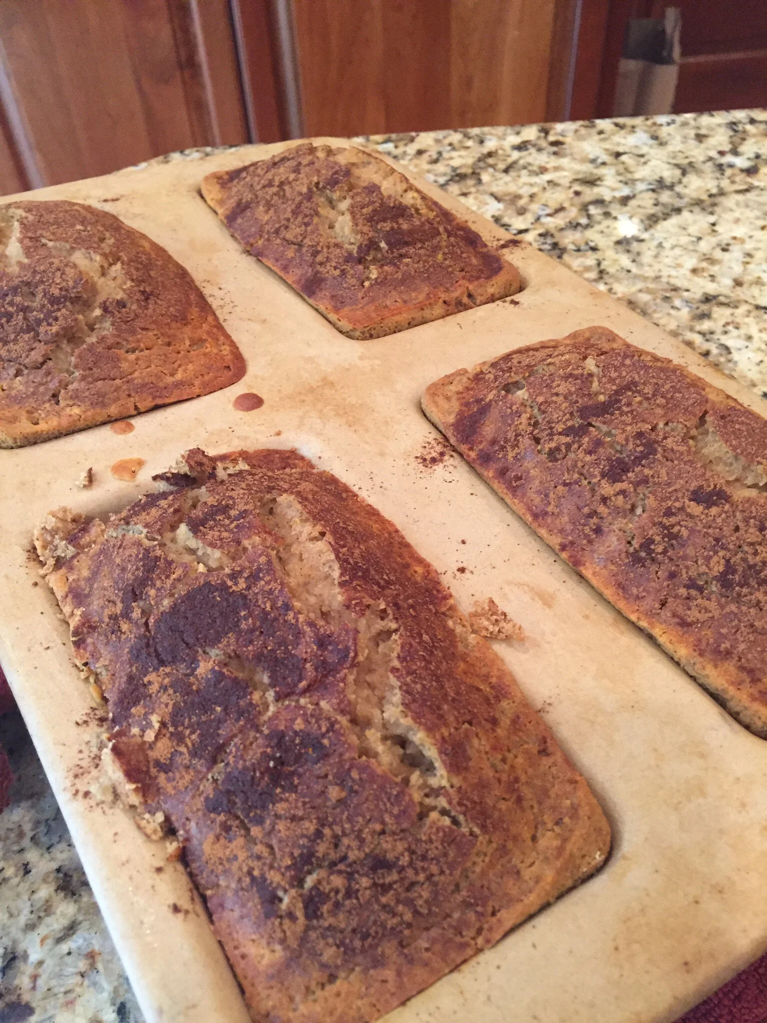 Fall time (healthier) banana bread