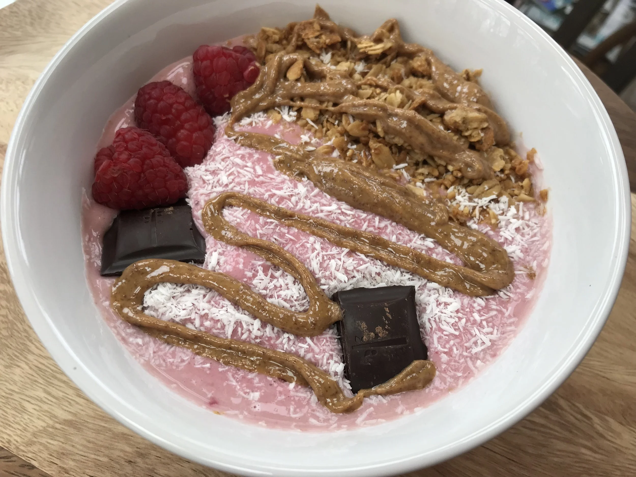 Strawberry Banana Smoothie Bowl (Vegan, GF)