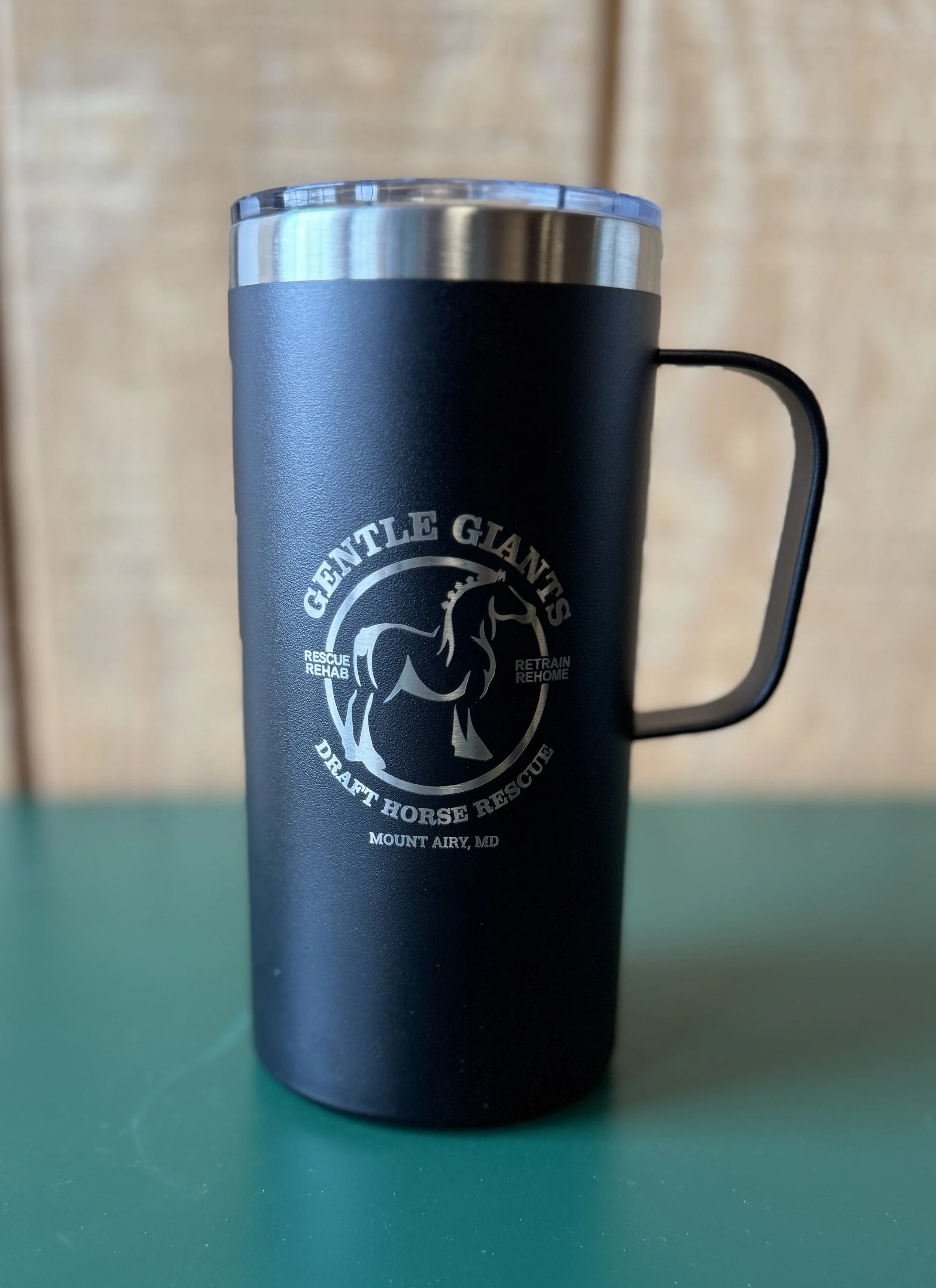 Black Travel Mug